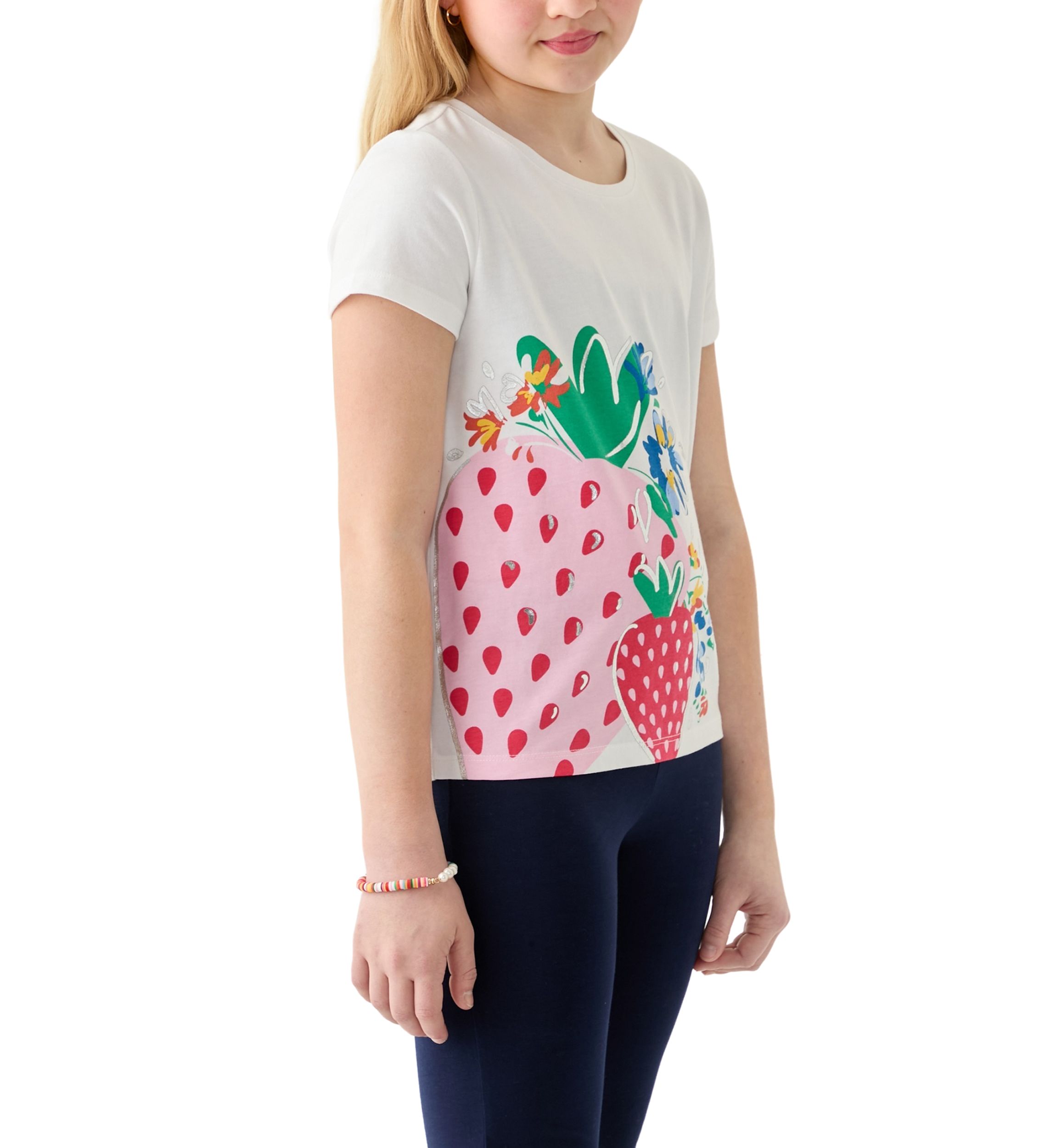 Girls 7-16 Short Sleeve Essential Graphic T-Shirt
