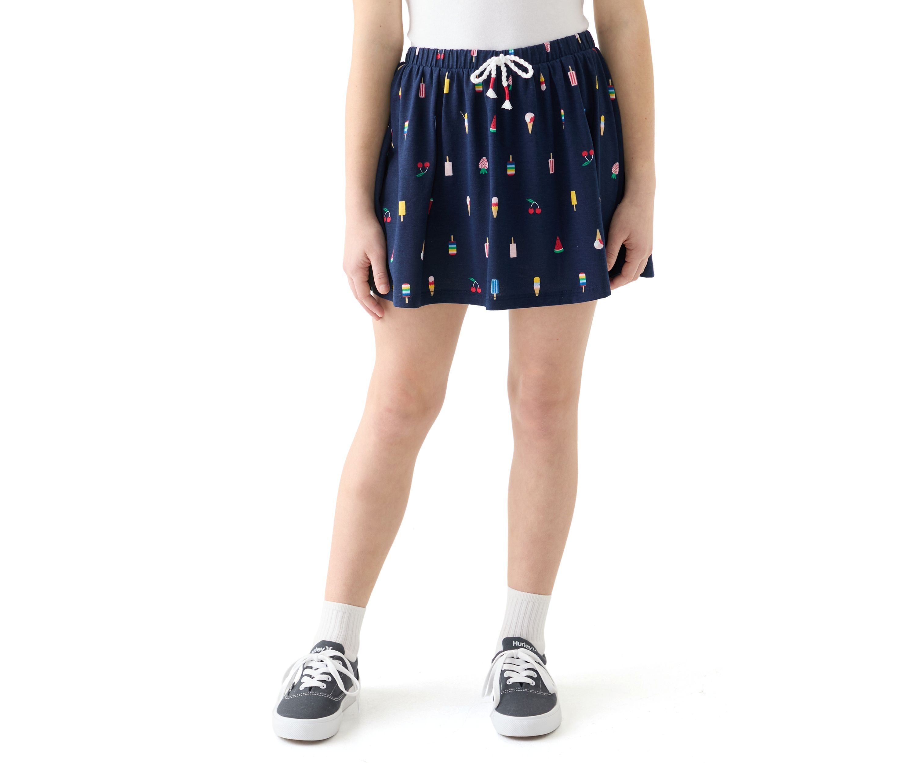 Girls 7-16 Printed Knit Skort 