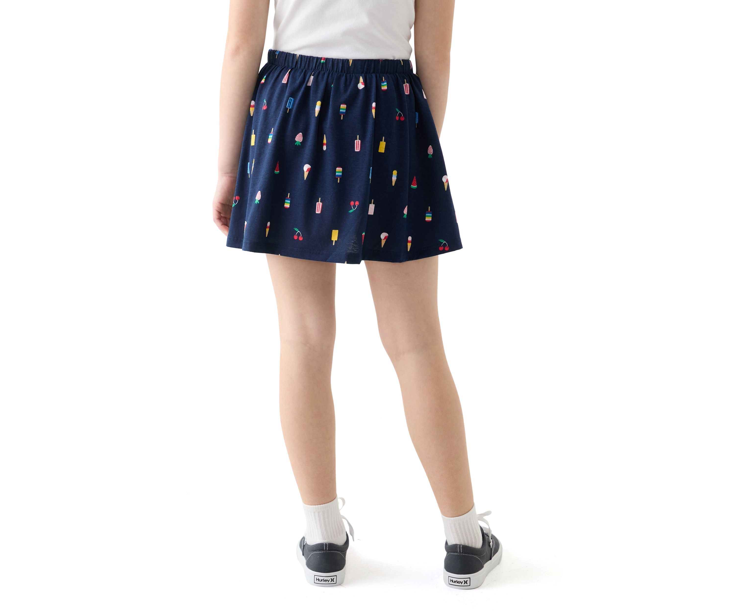 Girls 7-16 Printed Knit Skort 