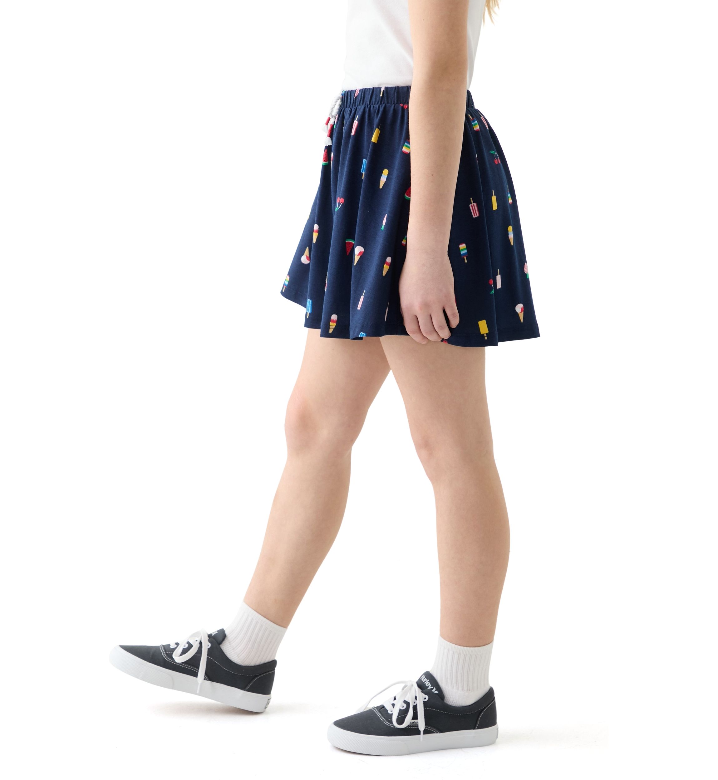 Girls 7-16 Printed Knit Skort 