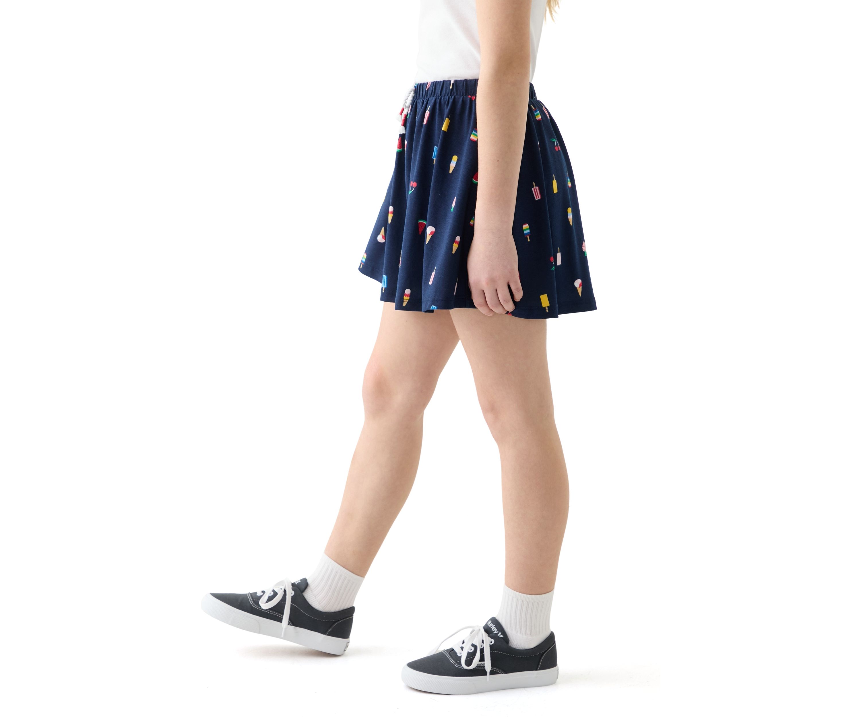 Girls 7-16 Printed Knit Skort 