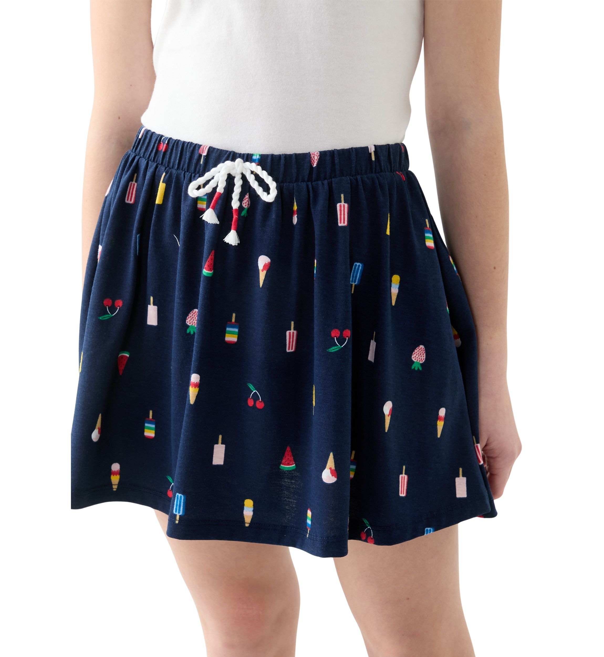 Girls 7-16 Printed Knit Skort 