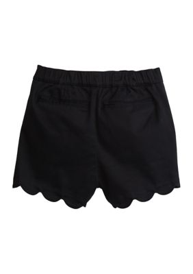 Pull On Shorty Little Girls Shorts 4-6x - Medium Wash