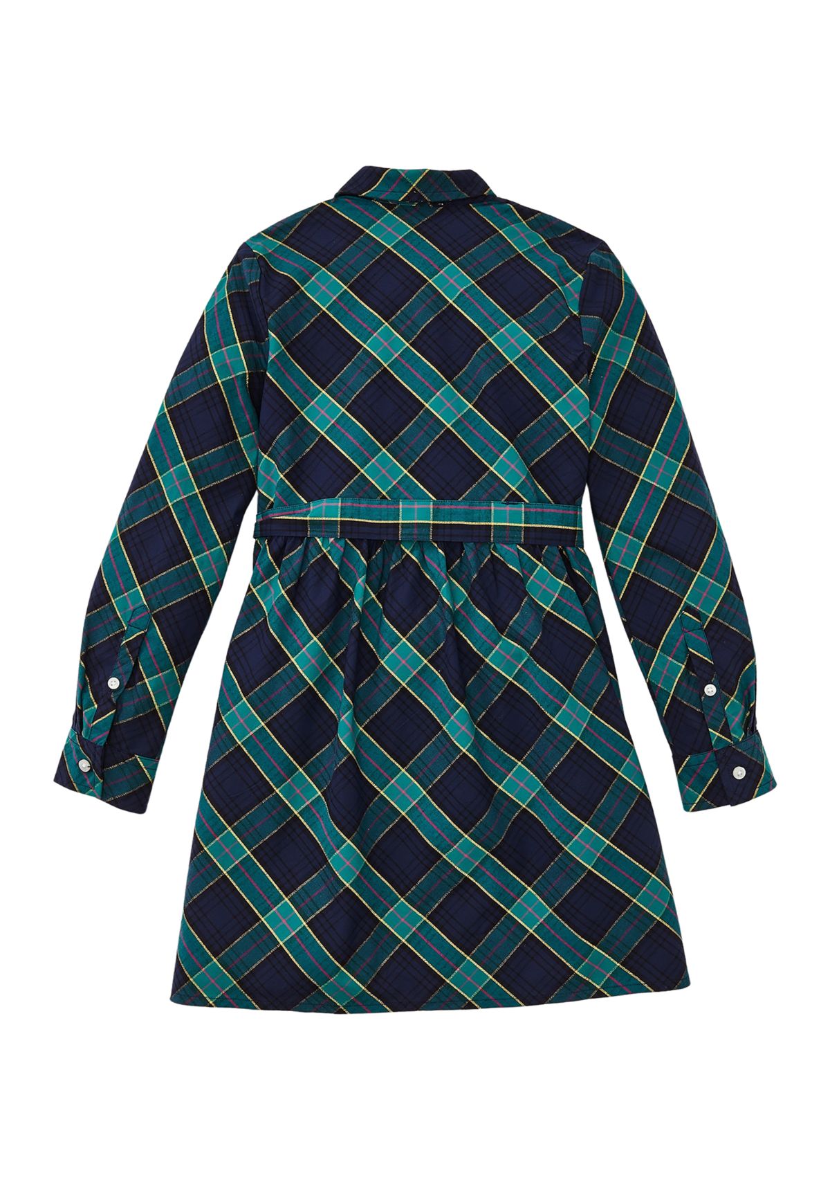 Girls 4-6x Plaid Shirtdress