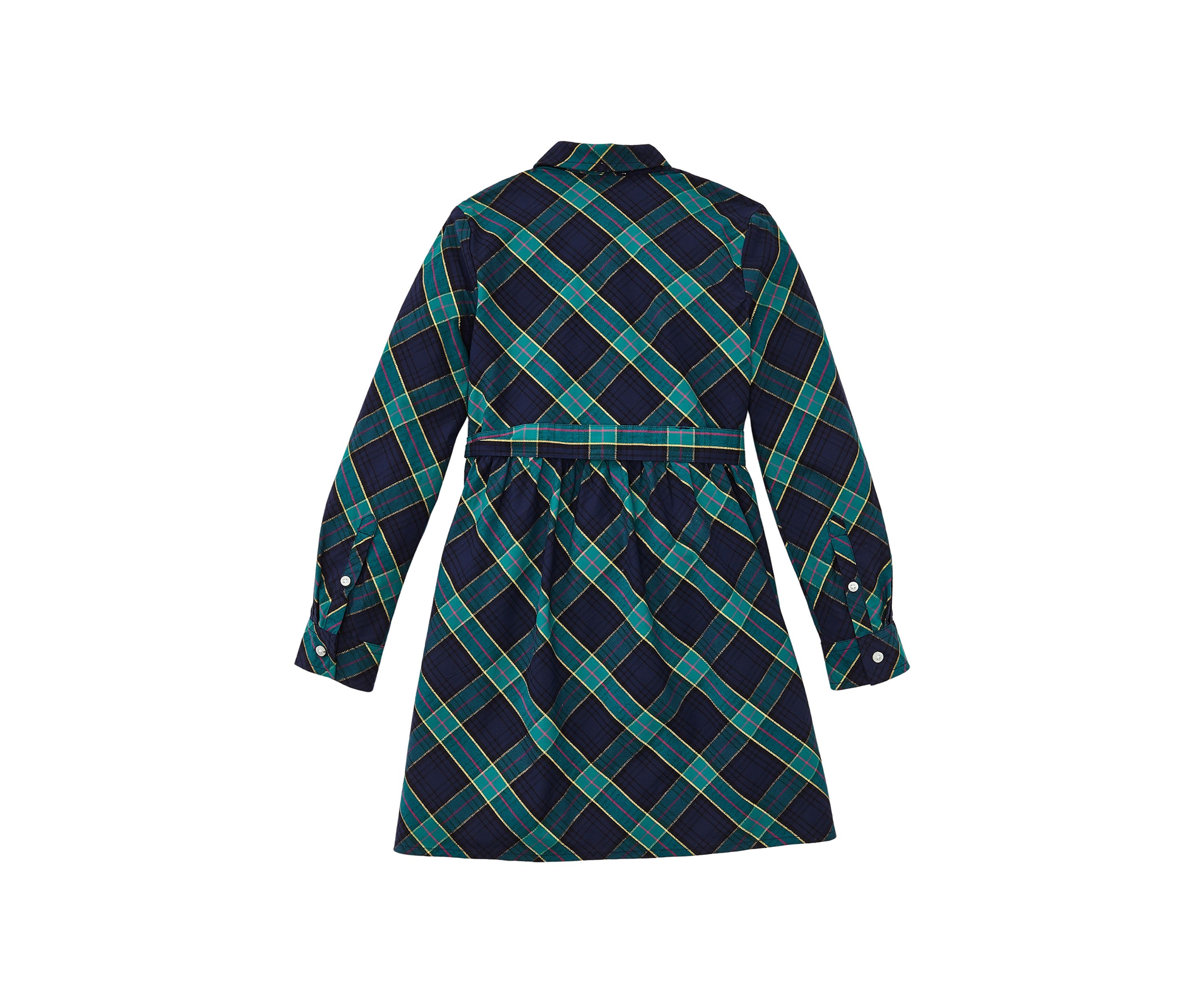 Girls 4-6x Plaid Shirtdress