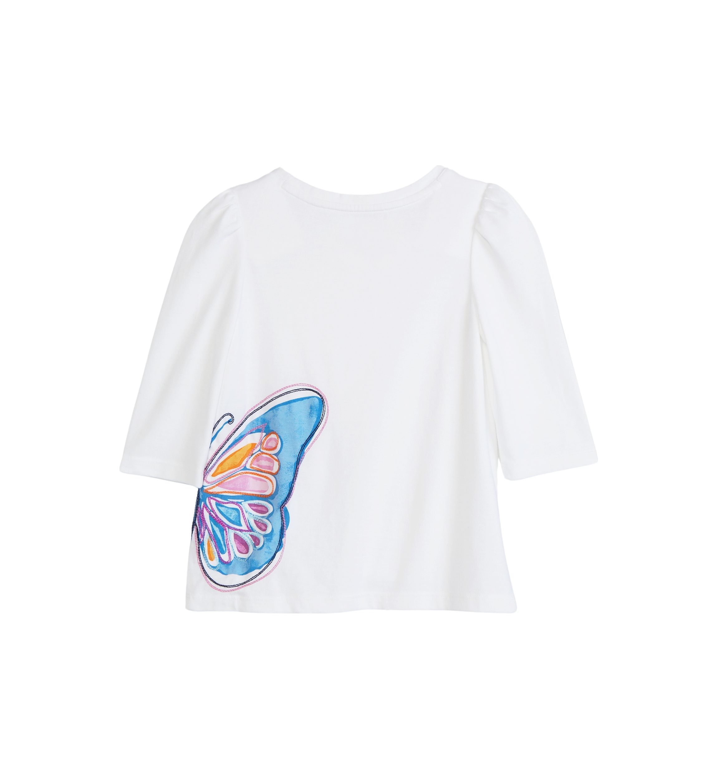 Girls 4-6x 3/4 Puff Sleeve Perfume Graphic T-Shirt 