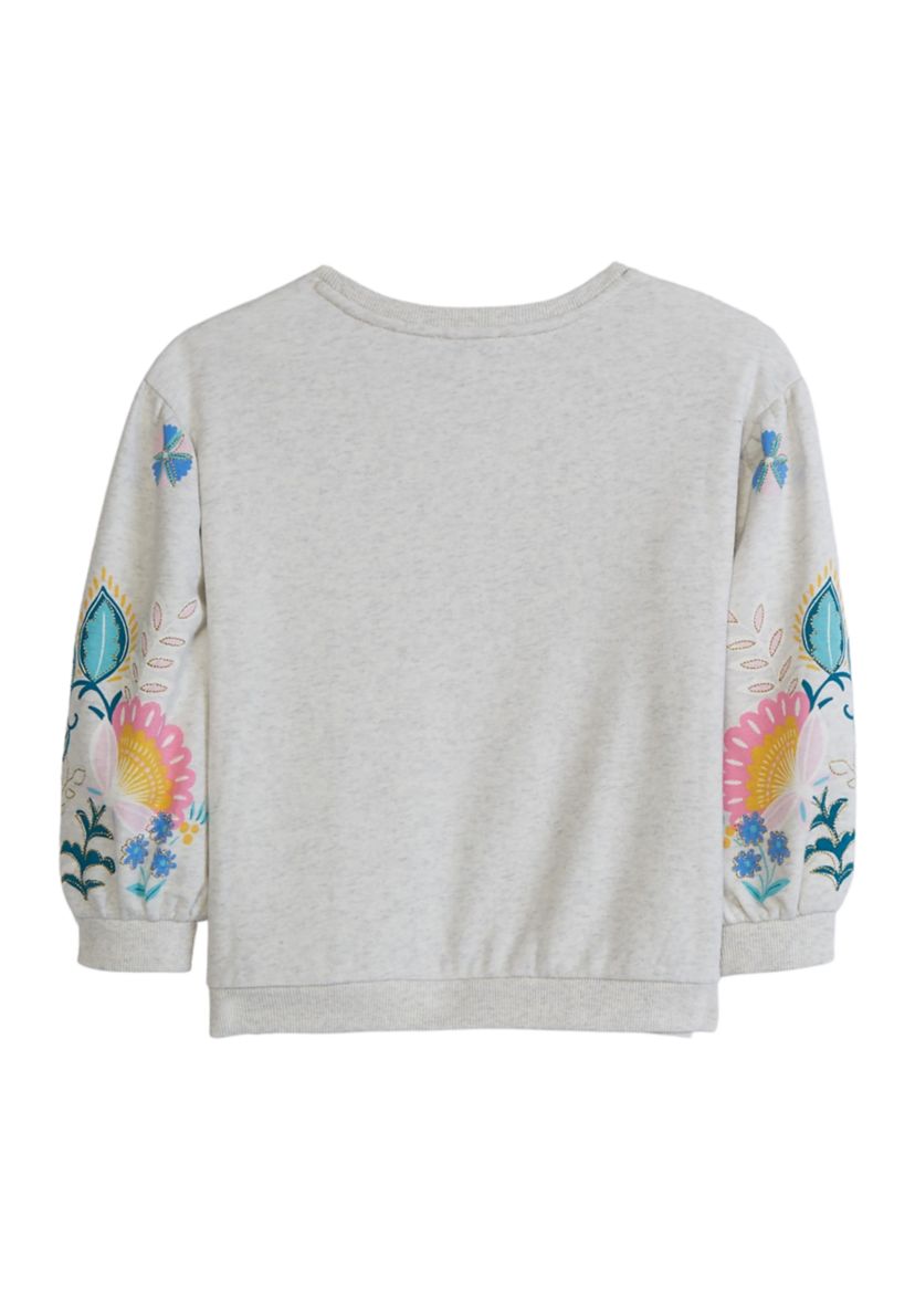 Girls 4-6x Long Sleeve Sweatshirt