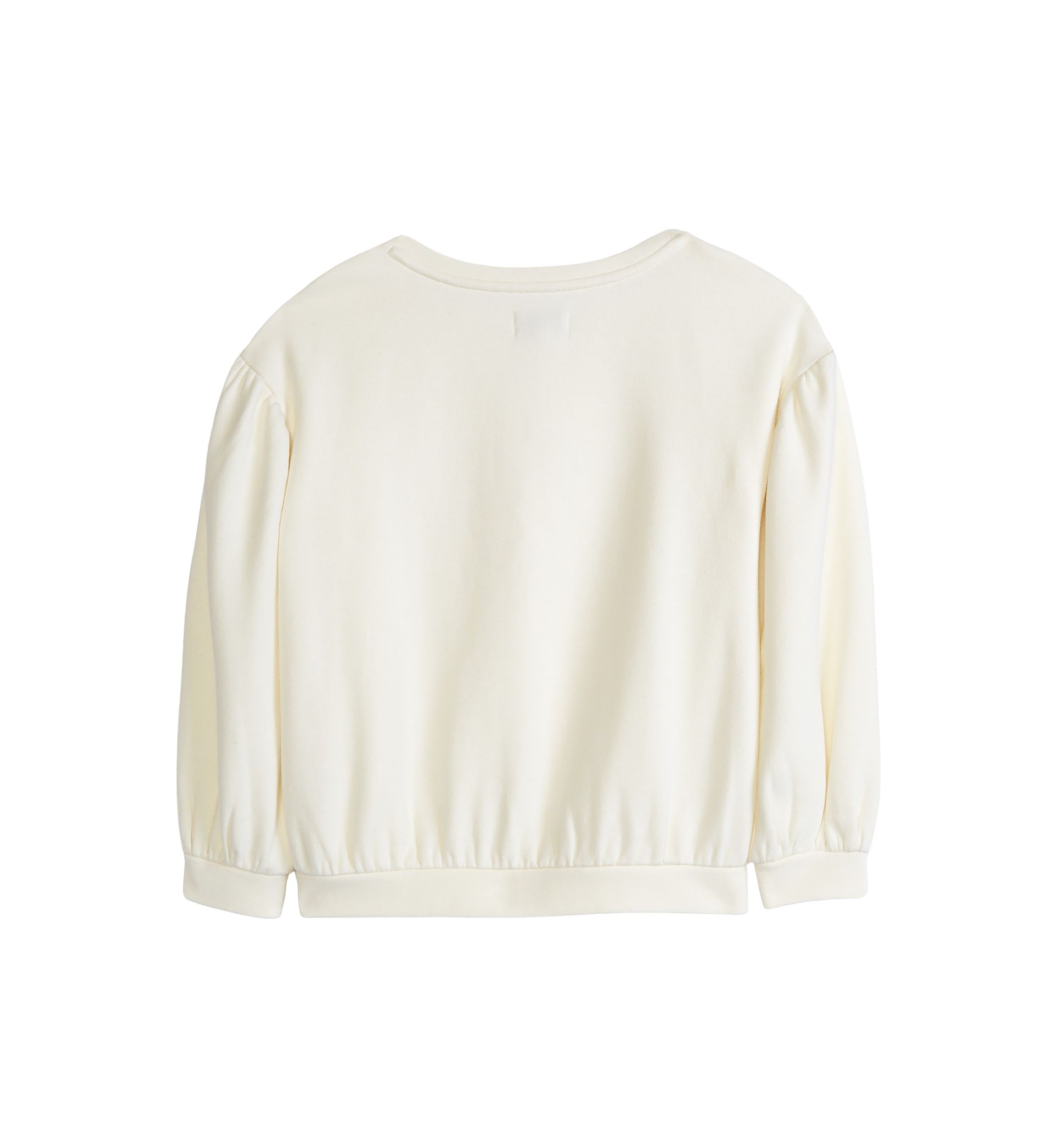 Girls 4-6x Puff Sleeve Sweatshirt 