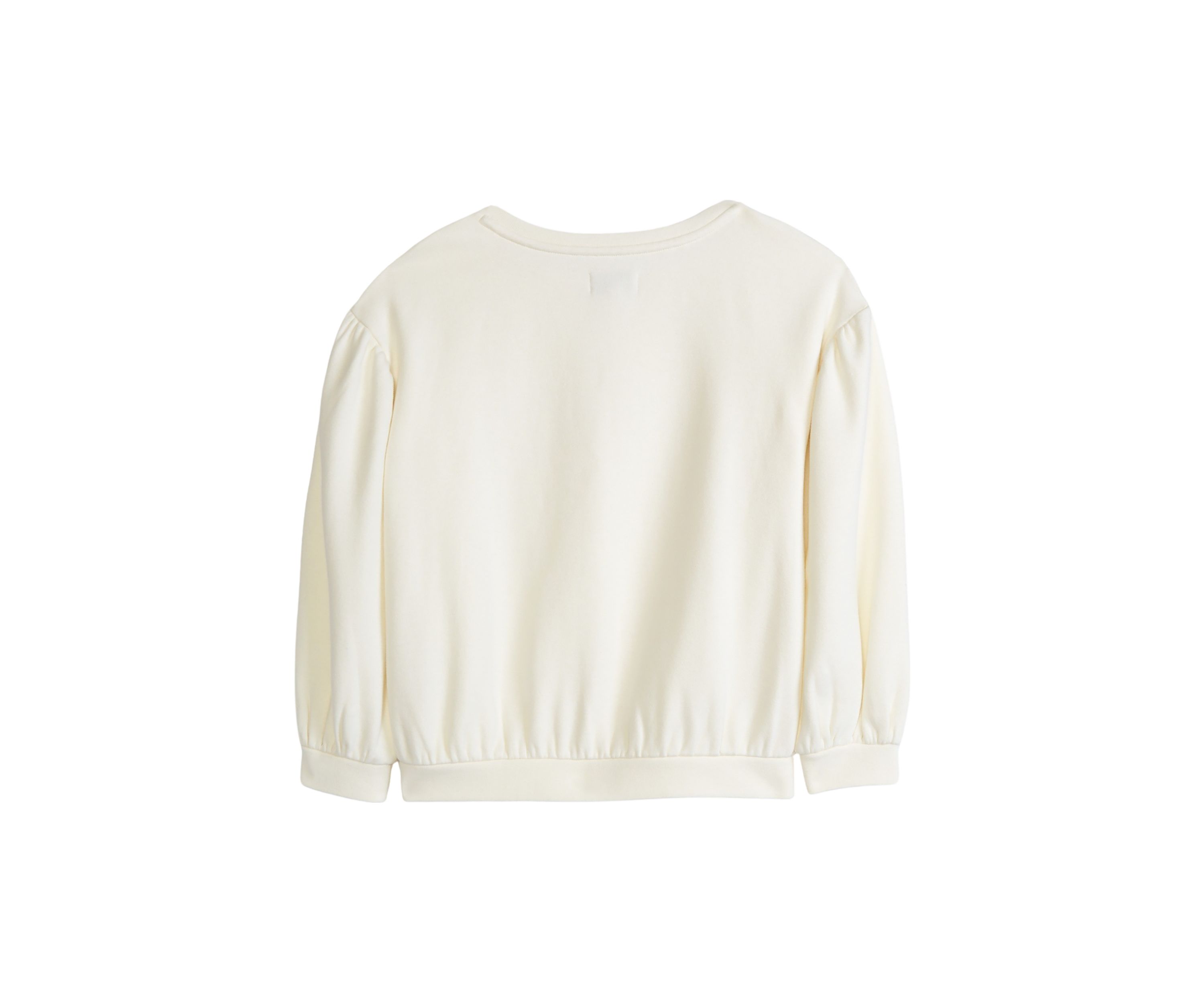 Girls 4-6x Puff Sleeve Sweatshirt 