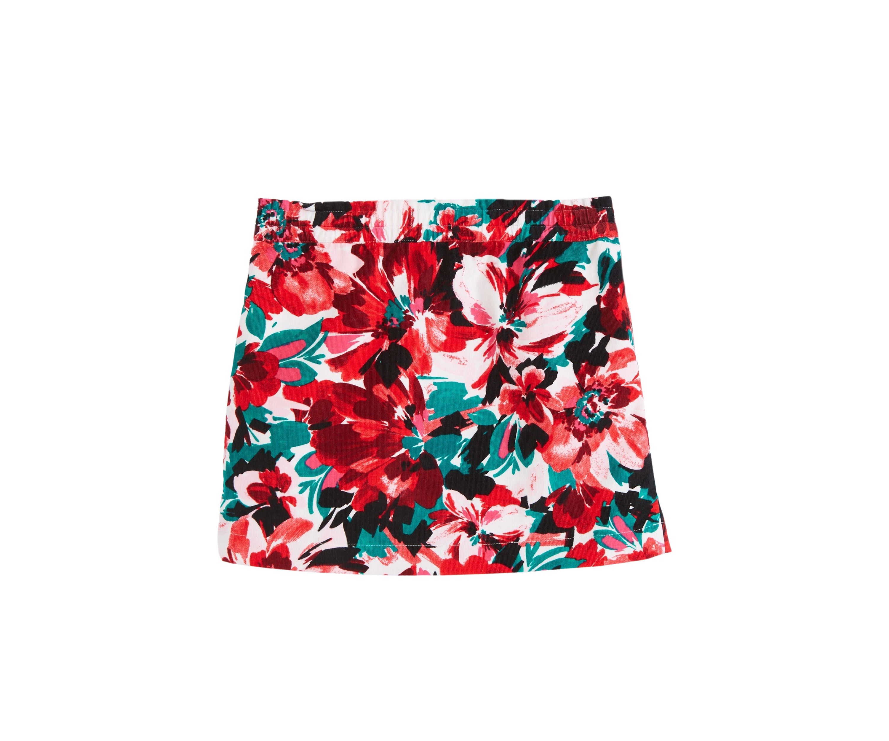 Girls 4-6x Corduroy Printed Skirt