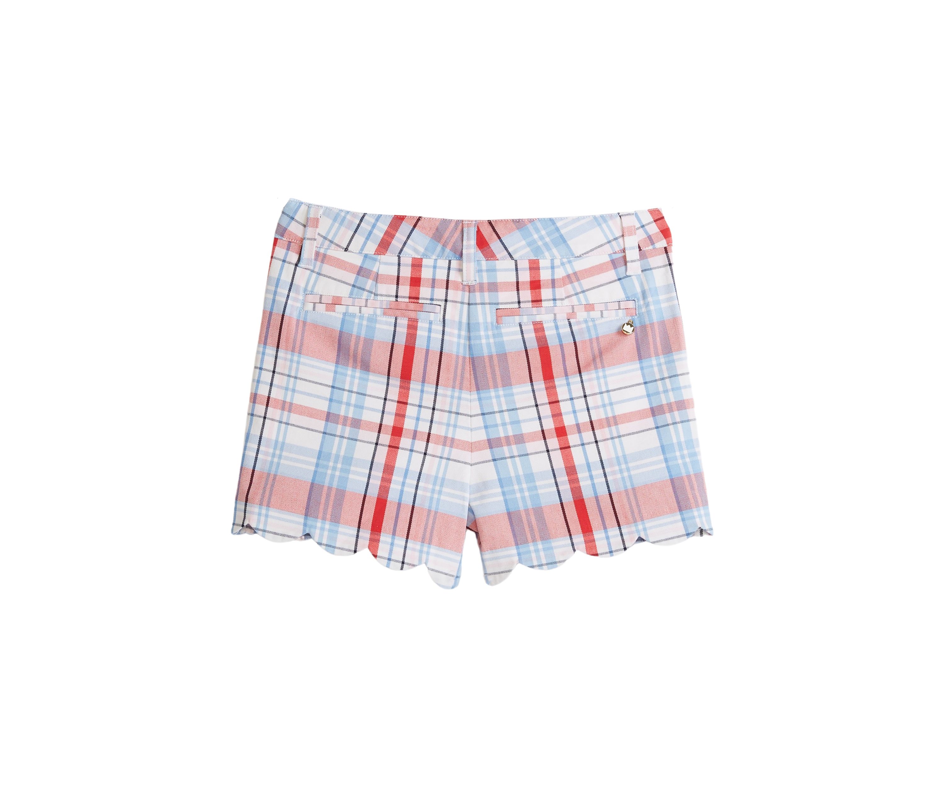 Girls 4-6x Scallop Twill Yarn Dyed Shorts