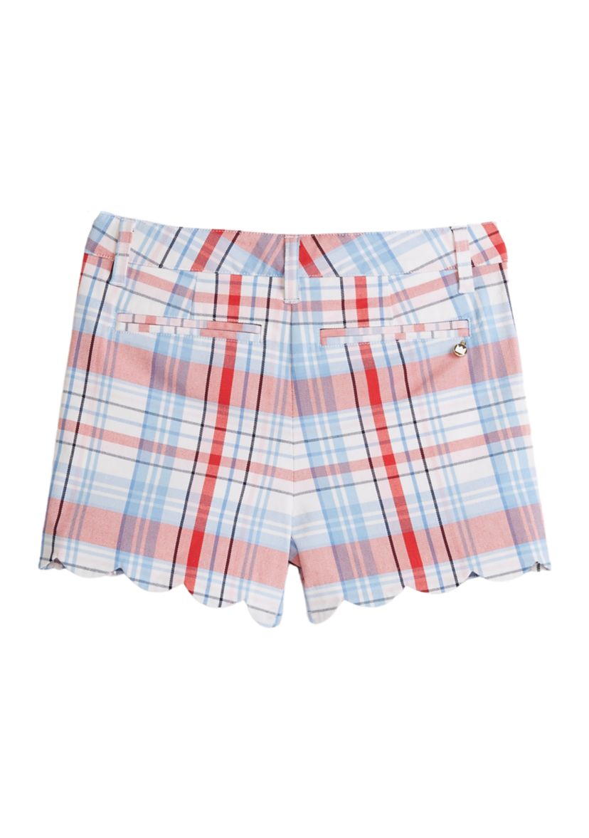 Girls 4-6x Scallop Twill Yarn Dyed Shorts