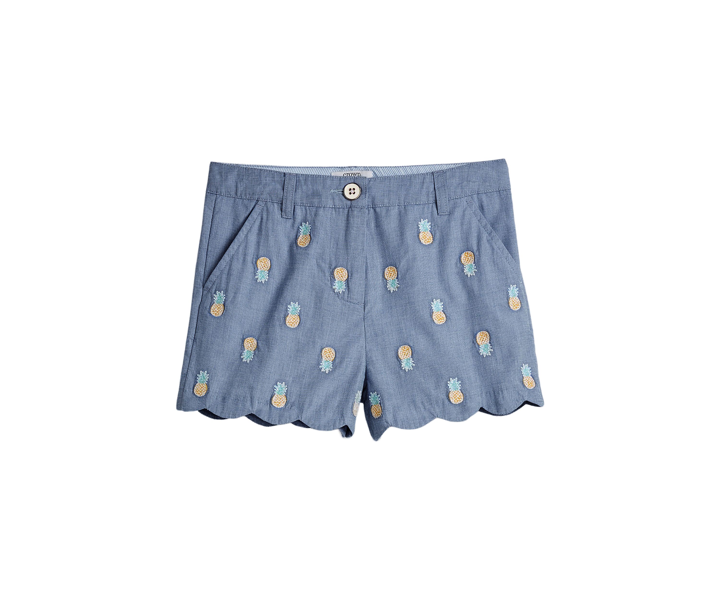 Girls 4-6x Scallop Shorts