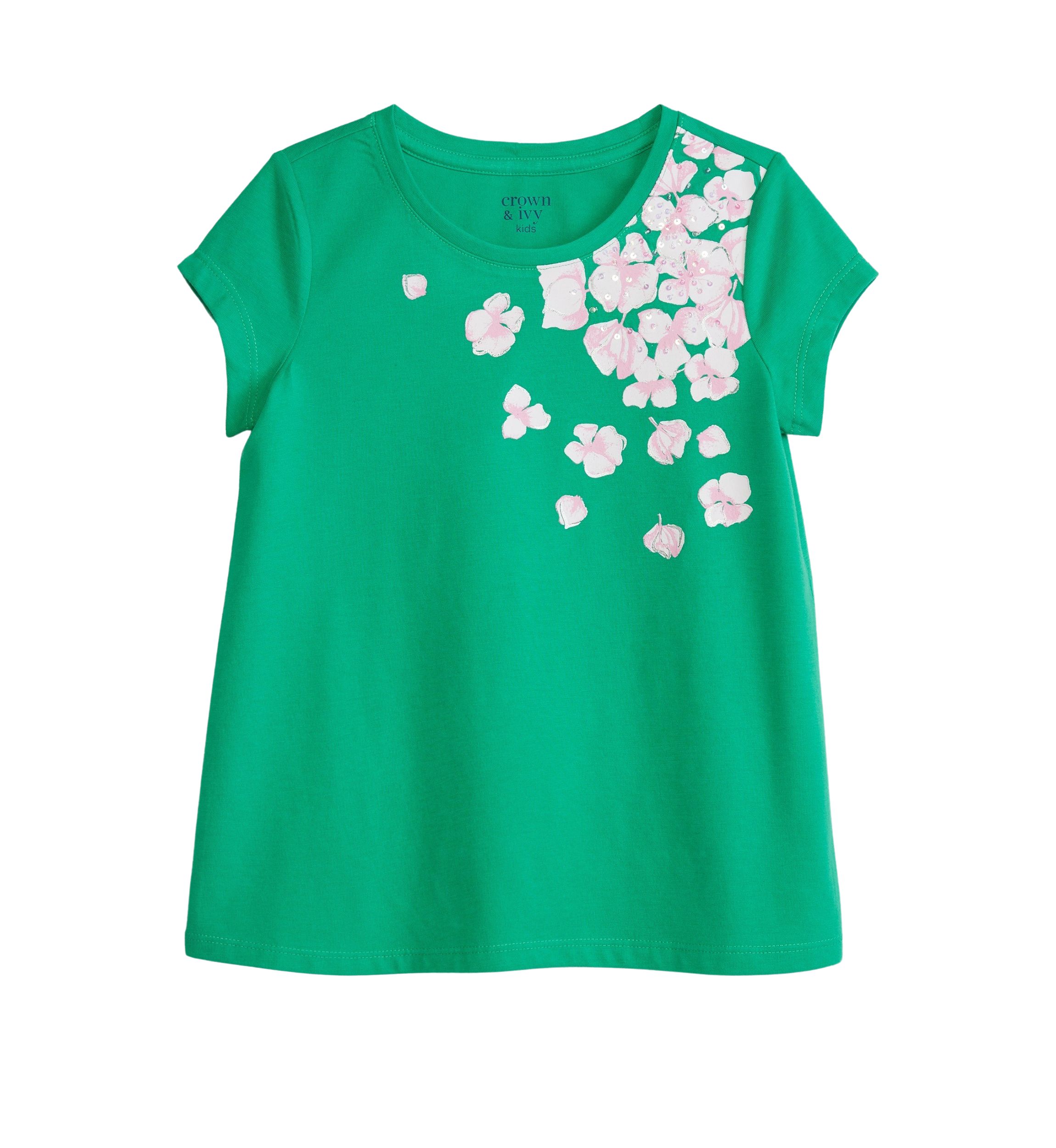 Girls 4-6x Short Sleeve Essential Jersey Graphic T-Shirt