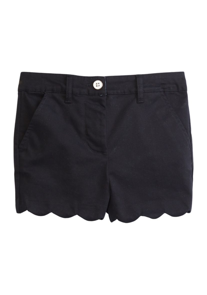 Girls 4-6x Scallop Twill Shorts