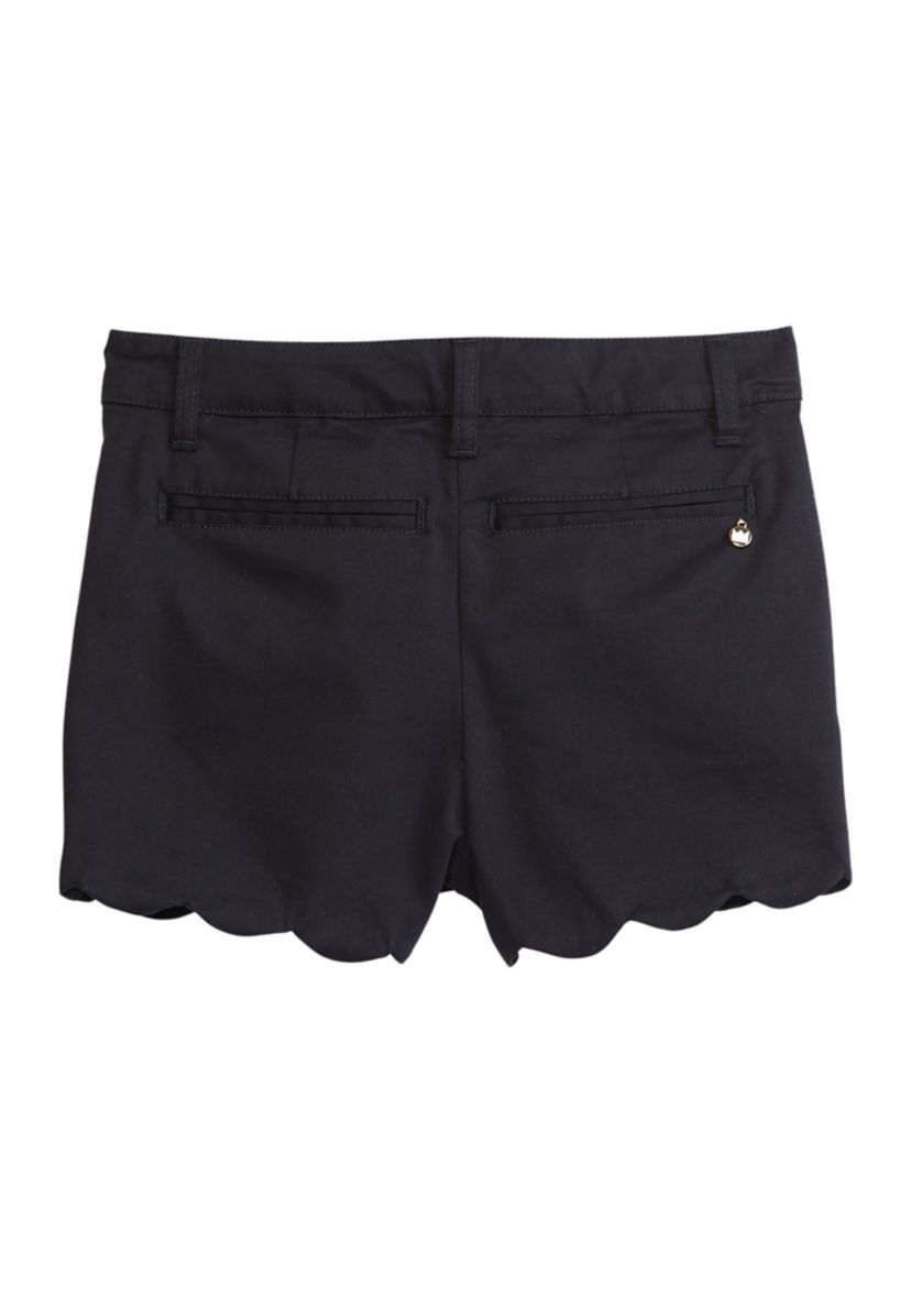 Girls 4-6x Scallop Twill Shorts