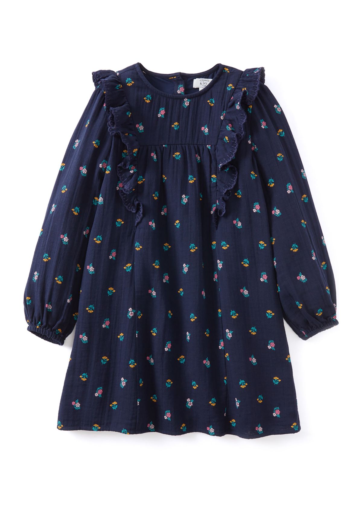 Girls 4-6x Ruffle Dress