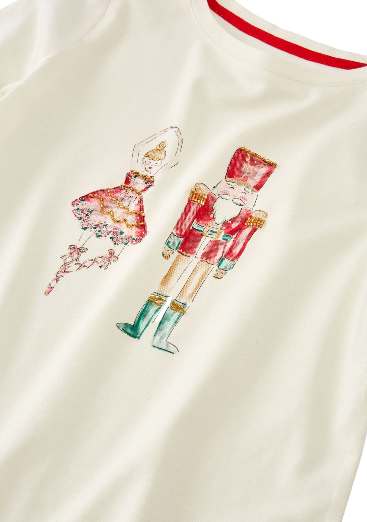 Girls 4-6x Holiday Long Sleeve T-Shirt 