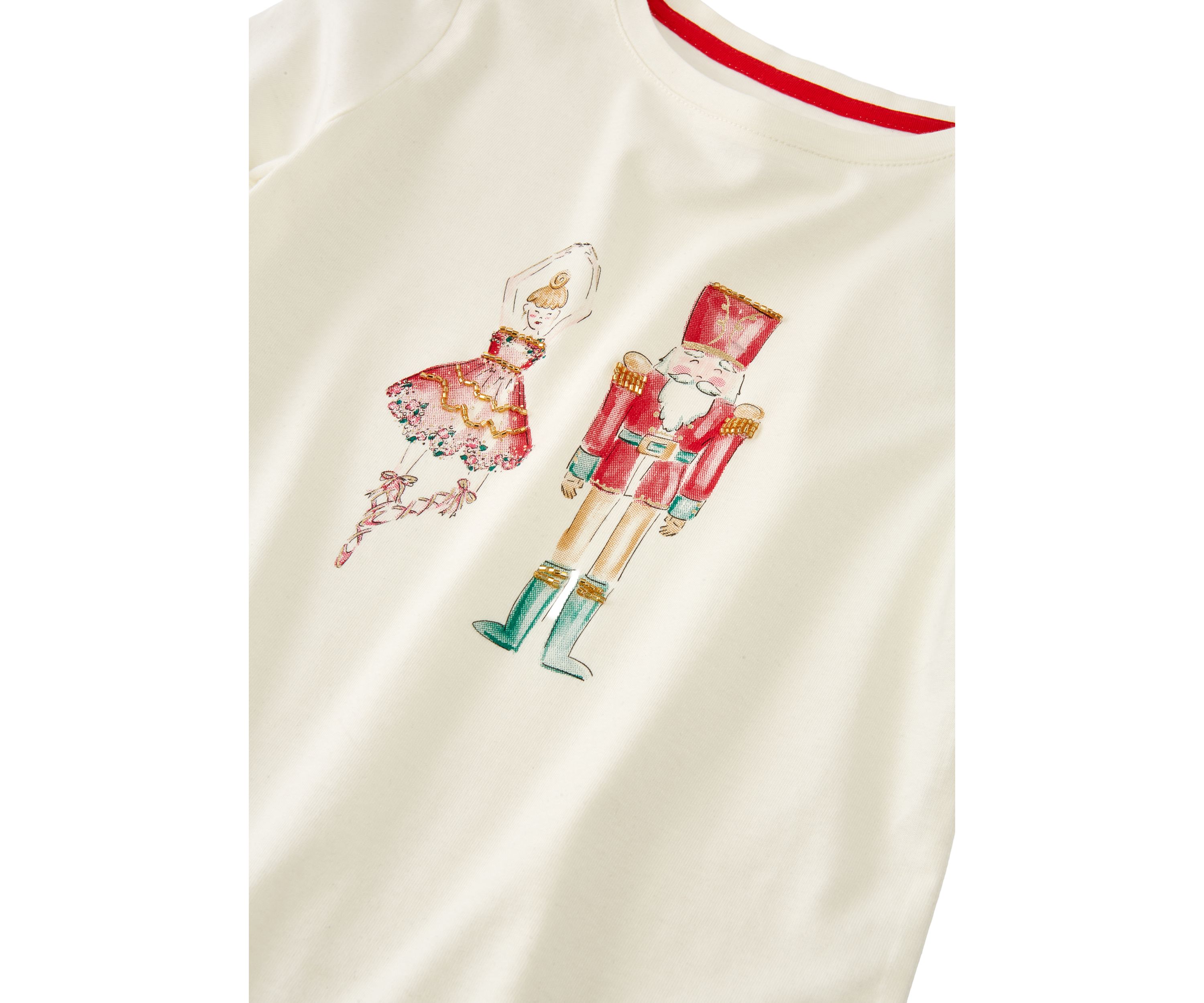 Girls 4-6x Holiday Long Sleeve T-Shirt 