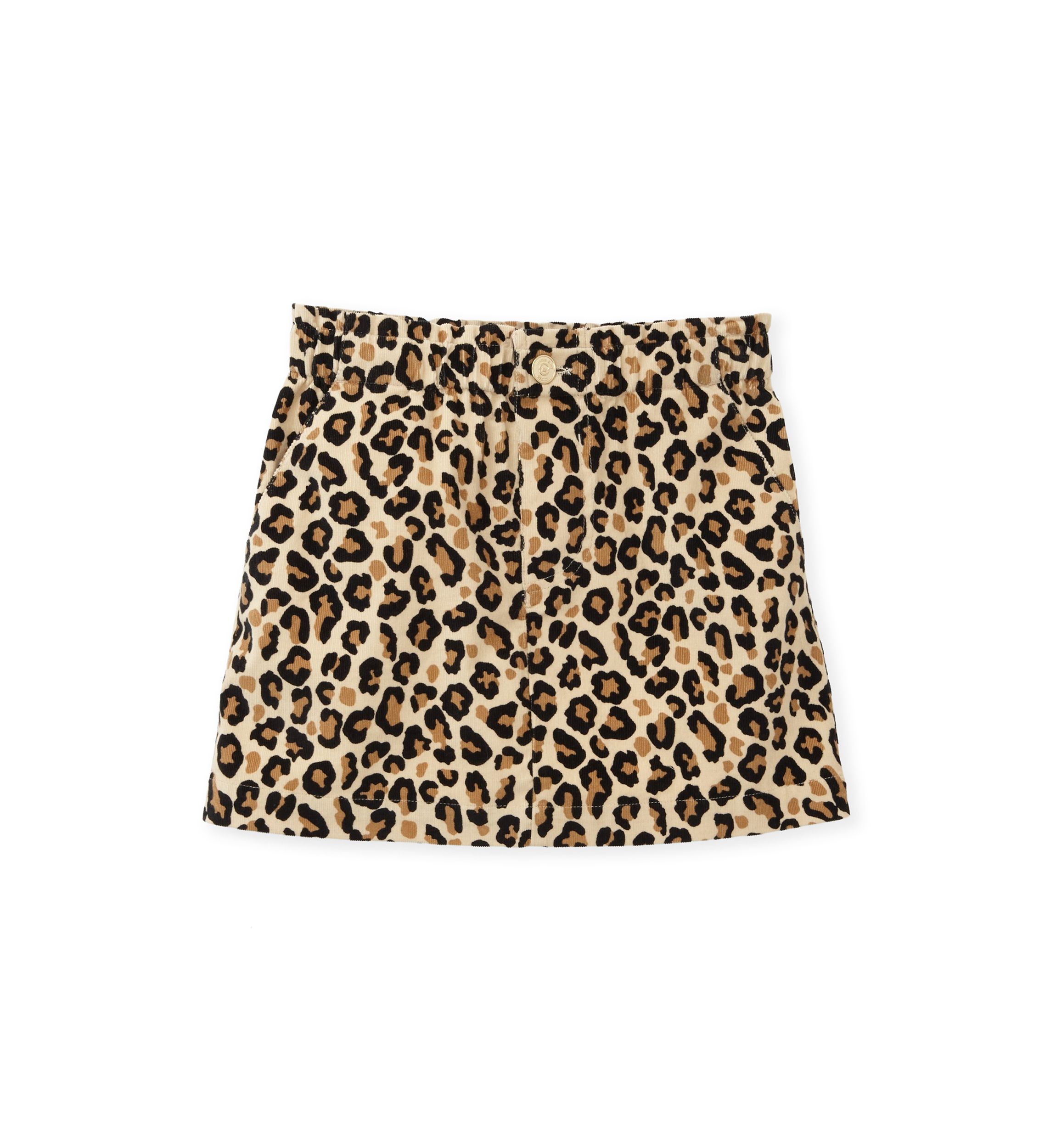 Girls 4-6x Stretch Corduroy Printed Skirt