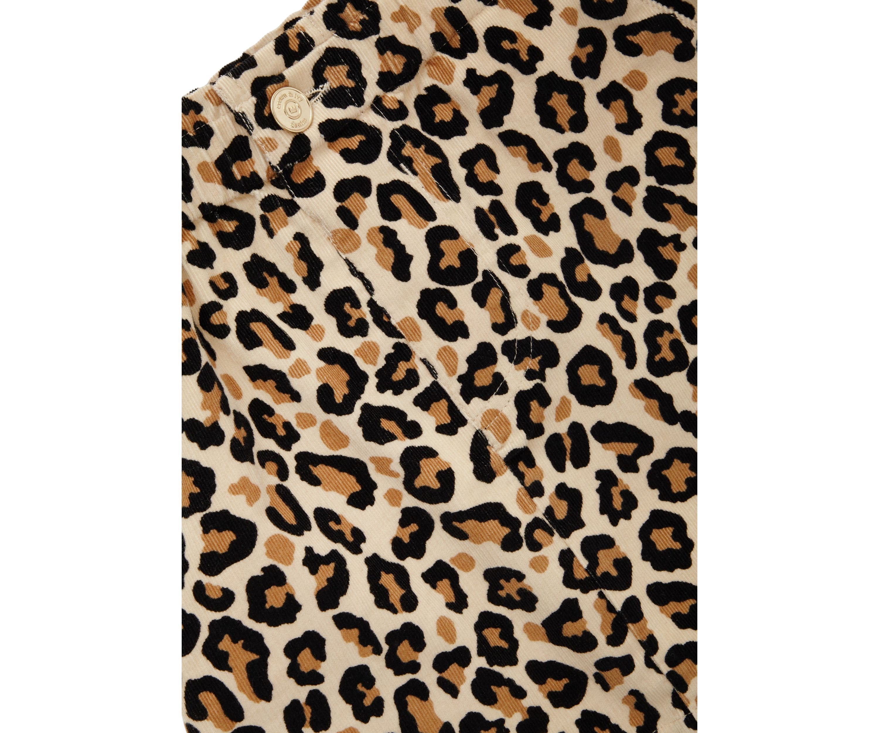 Girls 4-6x Stretch Corduroy Printed Skirt