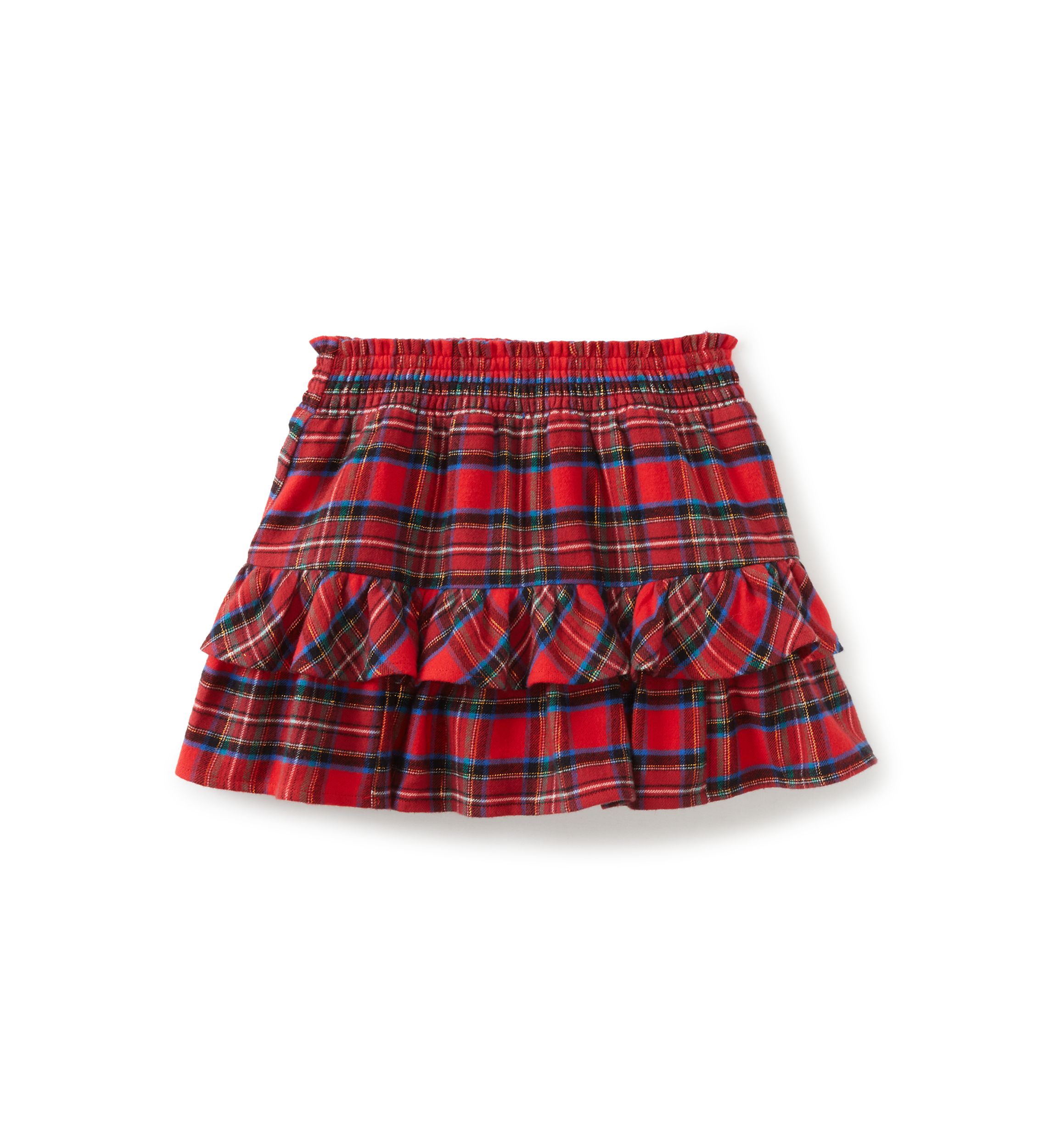 Girls 4-6x Smocked Plaid Skirt 