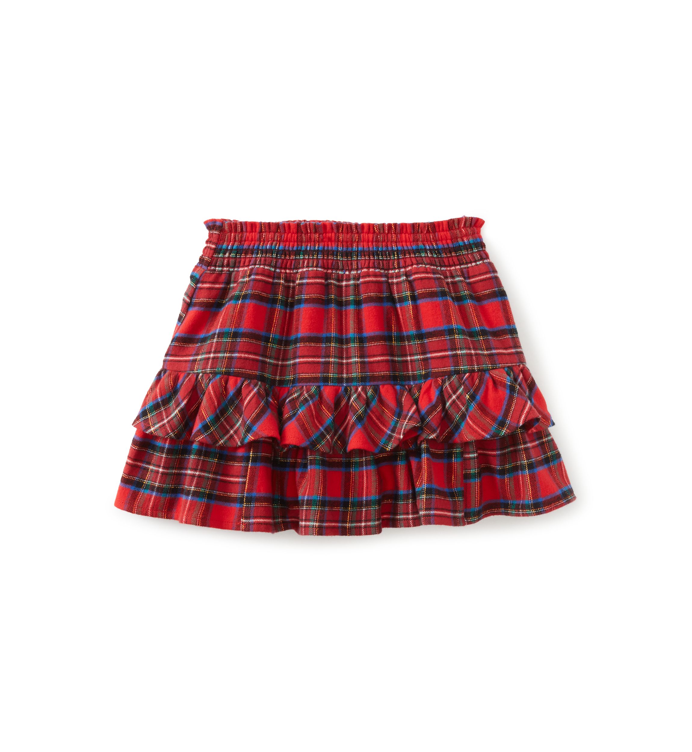 Girls 4-6x Smocked Plaid Skirt 