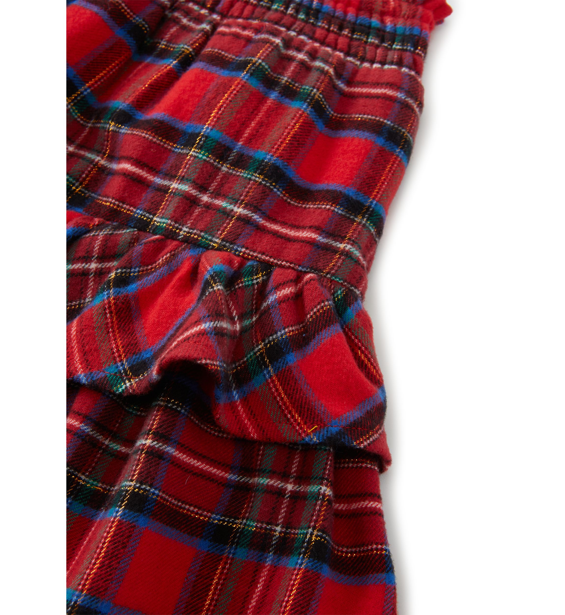 Girls 4-6x Smocked Plaid Skirt 