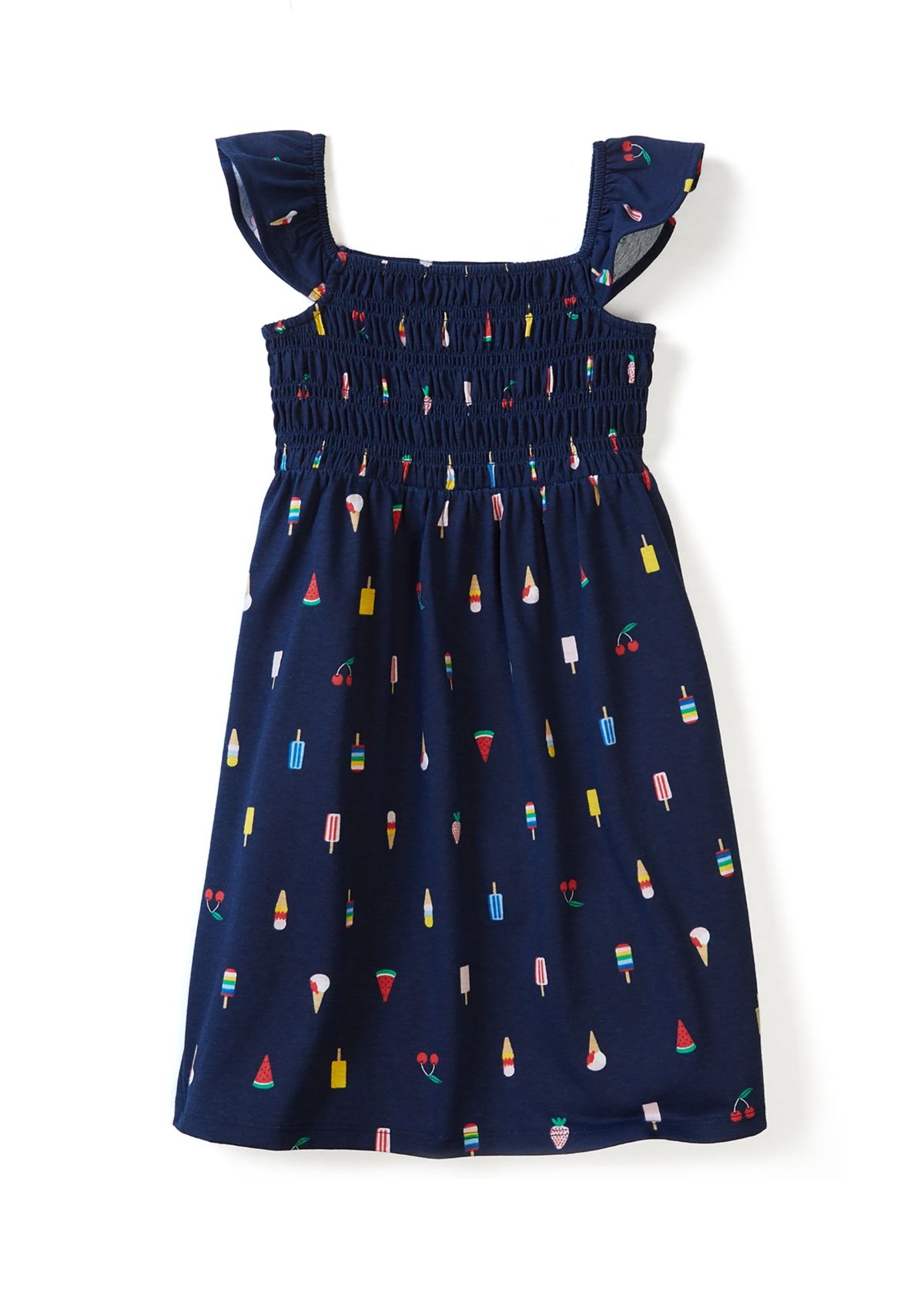 Girls 4-6x Smocked Knit Dress