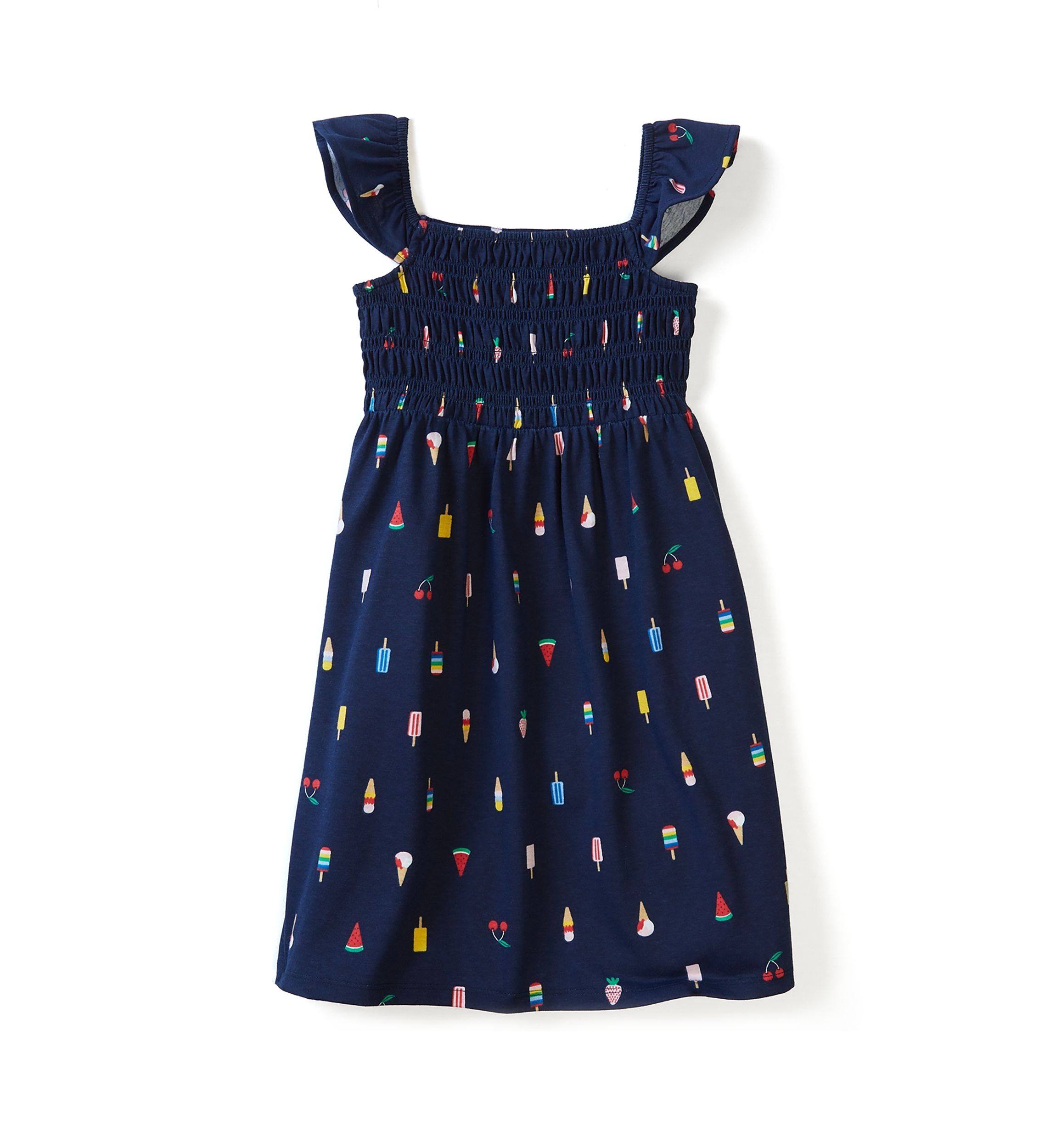 Girls 4-6x Smocked Knit Dress