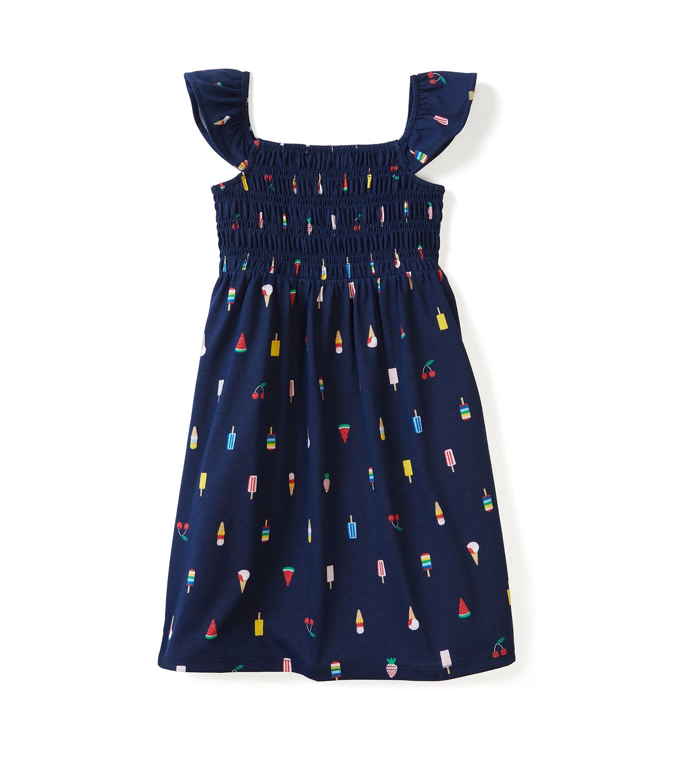 Girls 4-6x Smocked Knit Dress