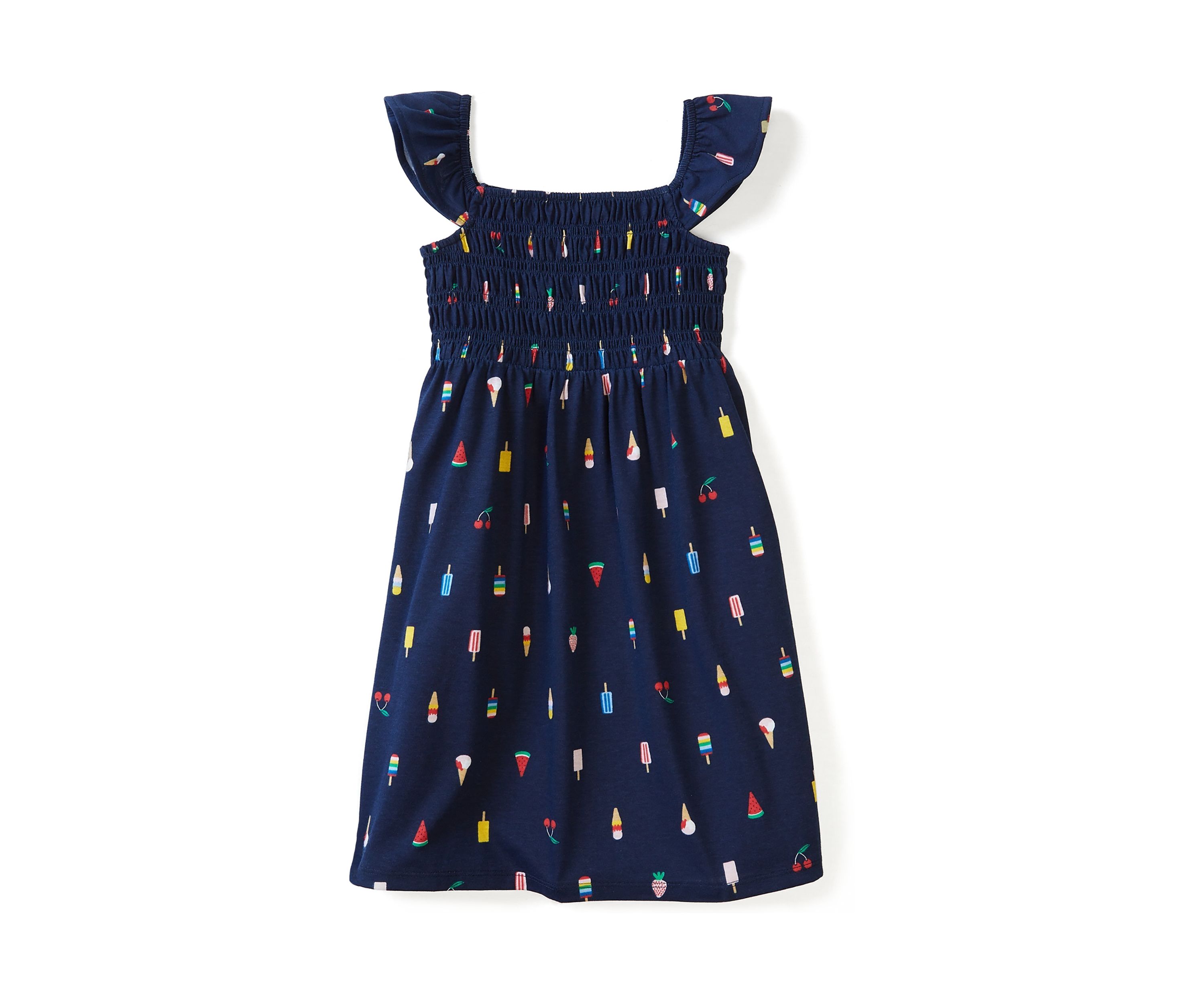 Girls 4-6x Smocked Knit Dress