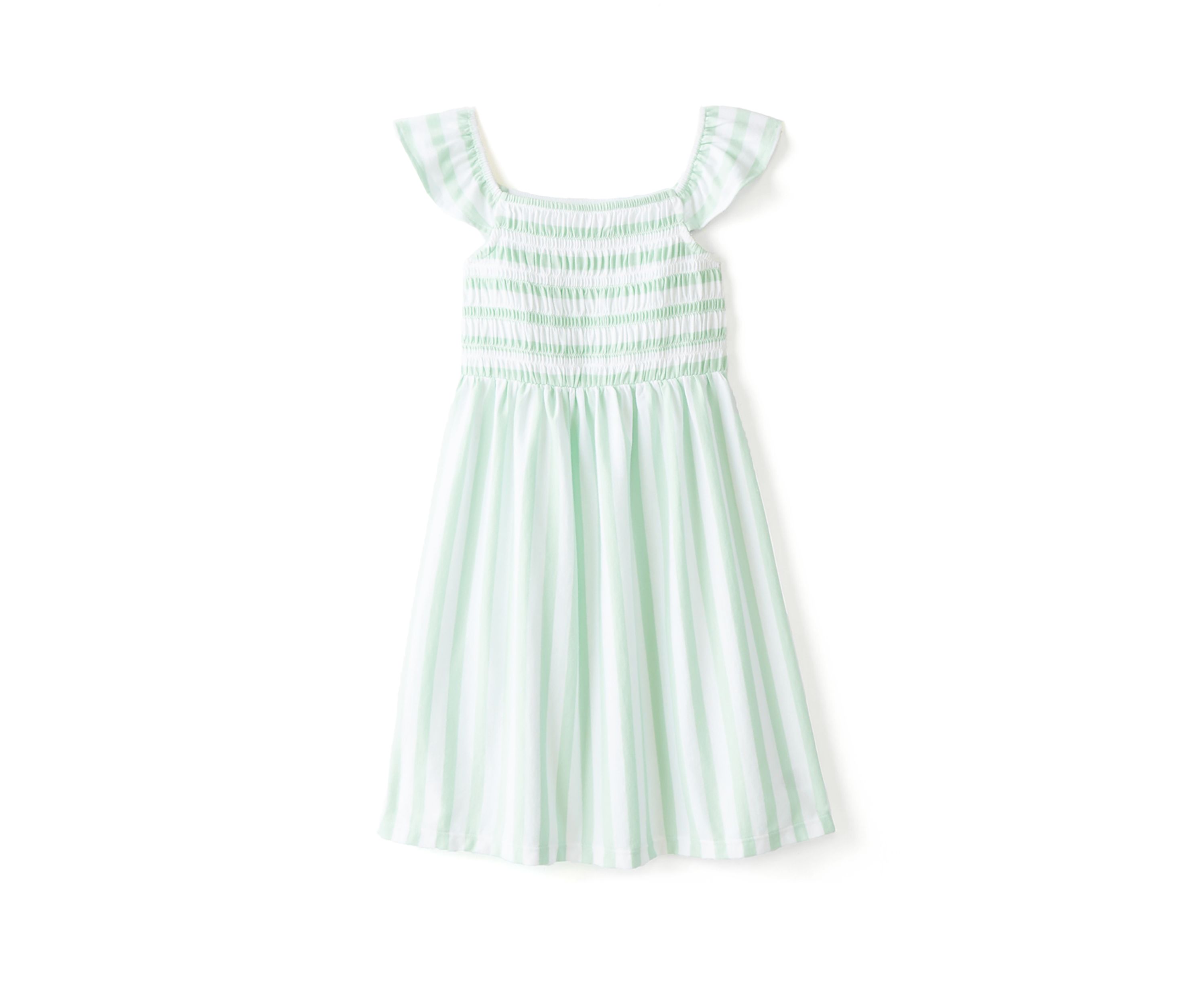 Girls 4-6x Smocked Yarn Dyed Knit Dress