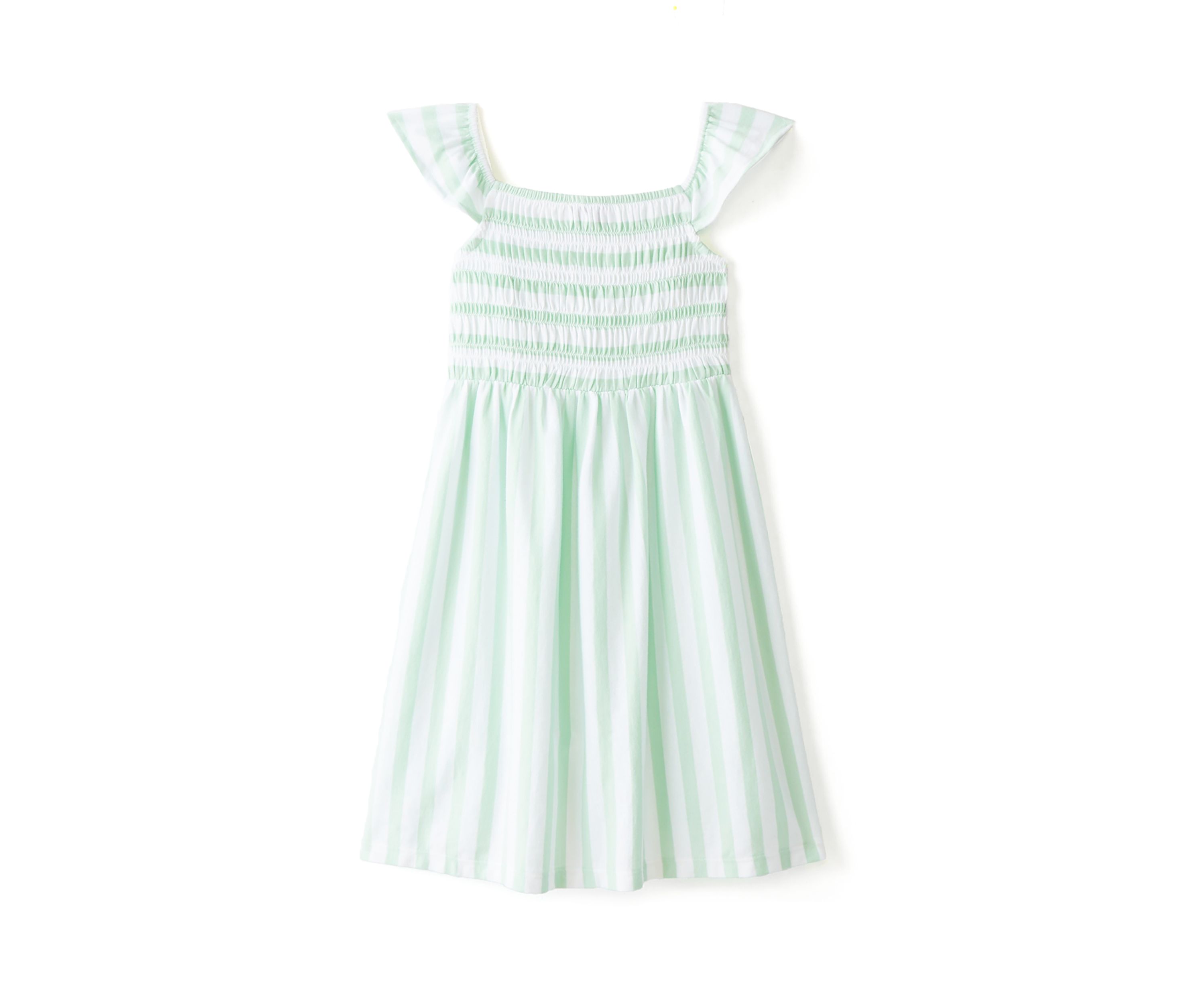 Girls 4-6x Smocked Yarn Dyed Knit Dress