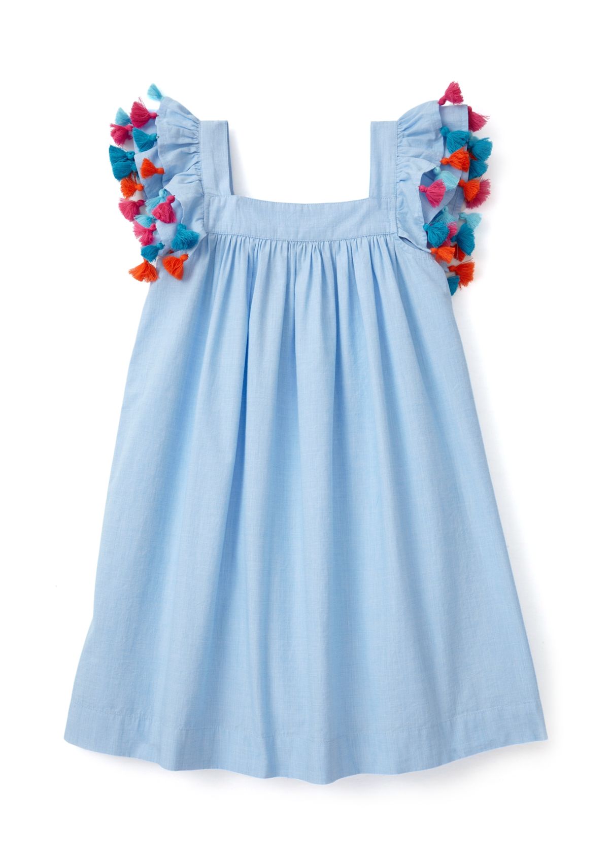 Girls 4-6x Tassel Swing Dress
