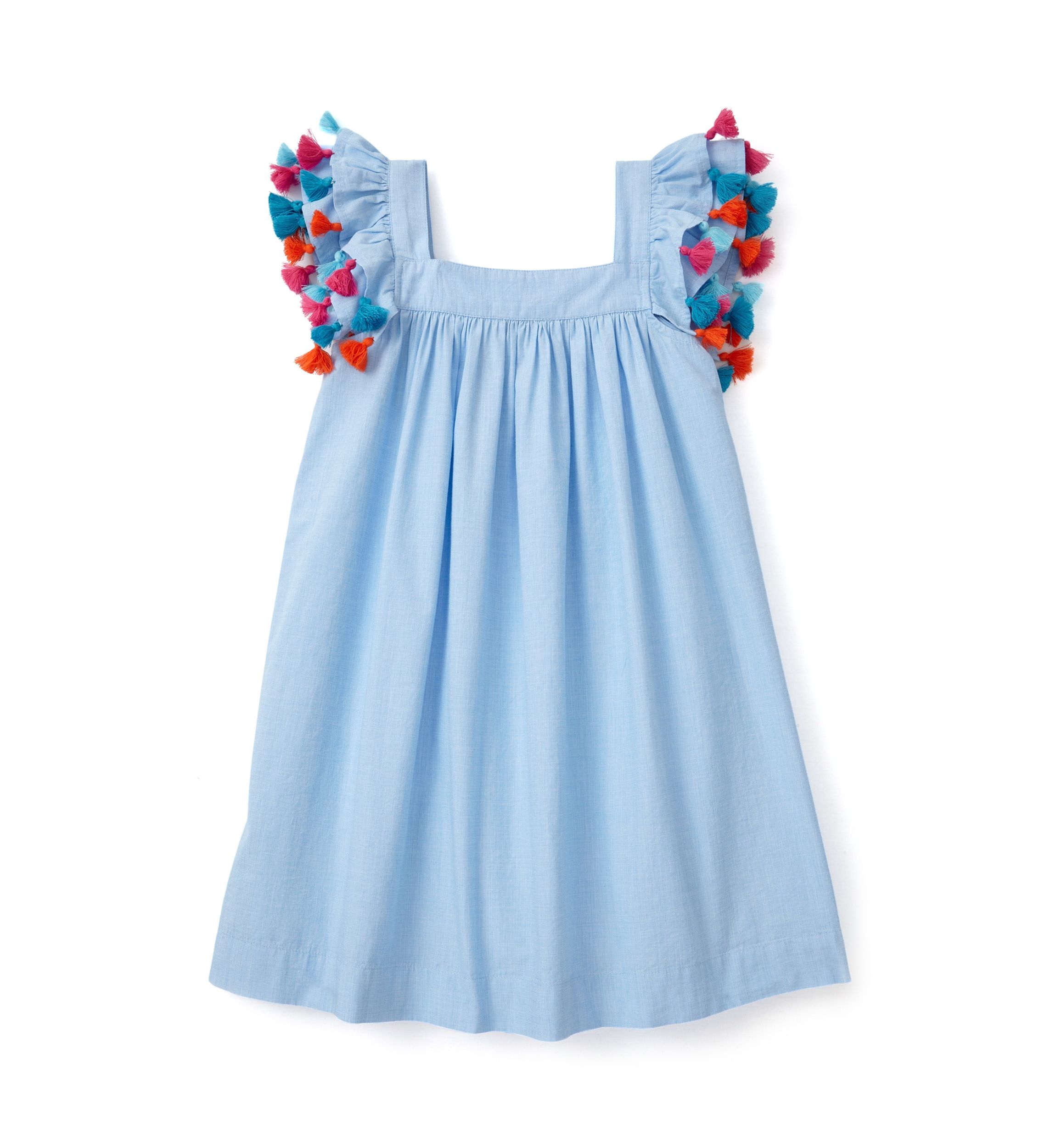 Girls 4-6x Tassel Swing Dress