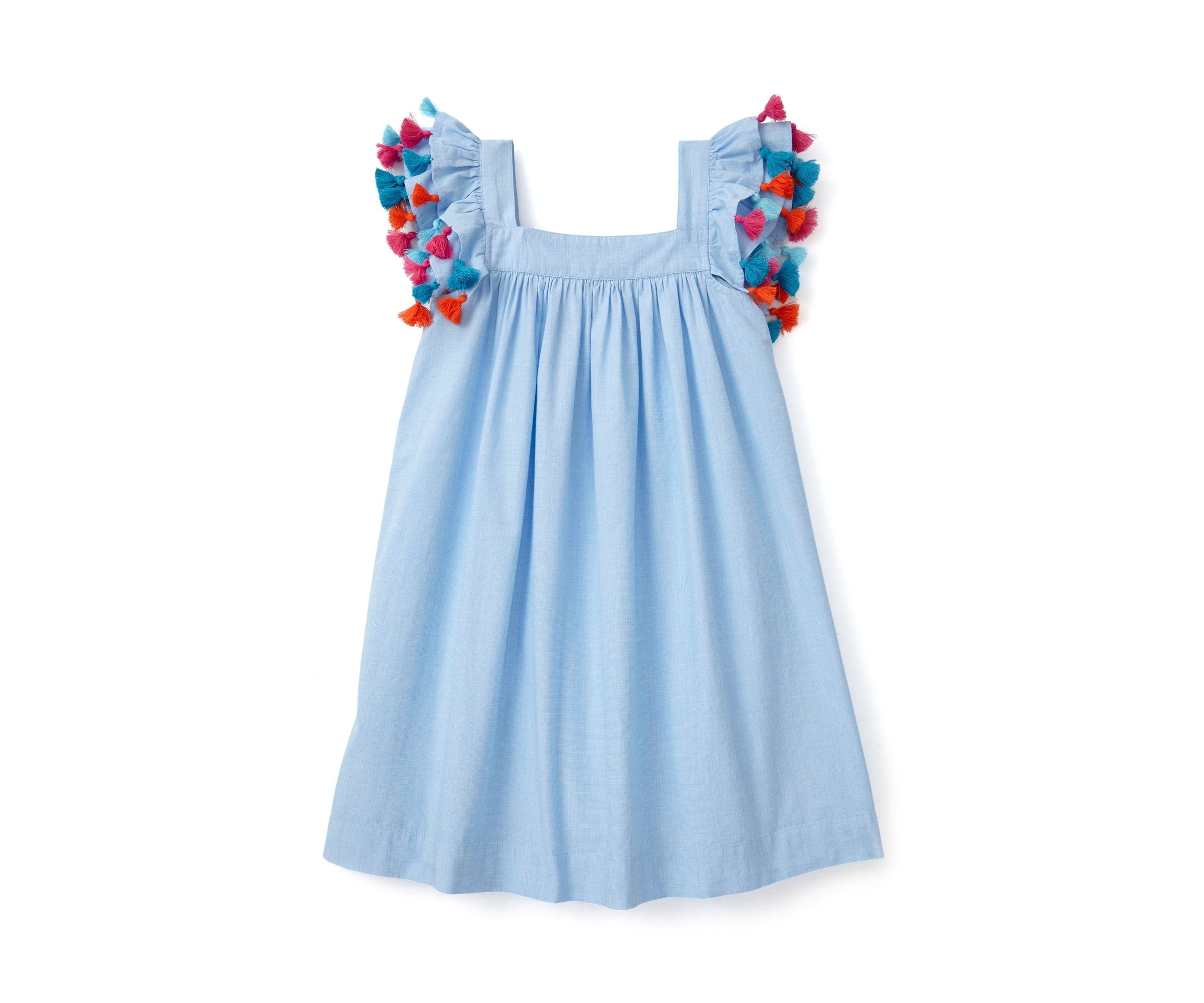 Girls 4-6x Tassel Swing Dress