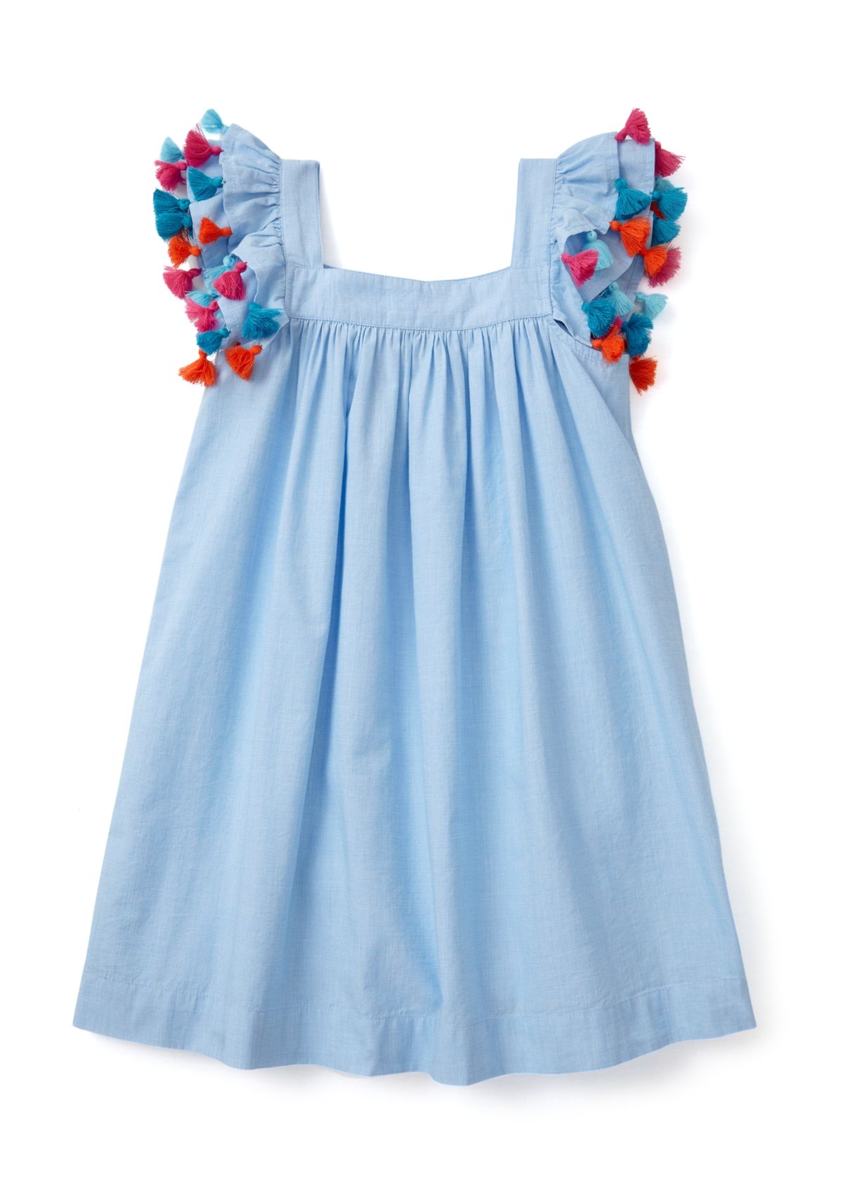 Girls 4-6x Tassel Swing Dress