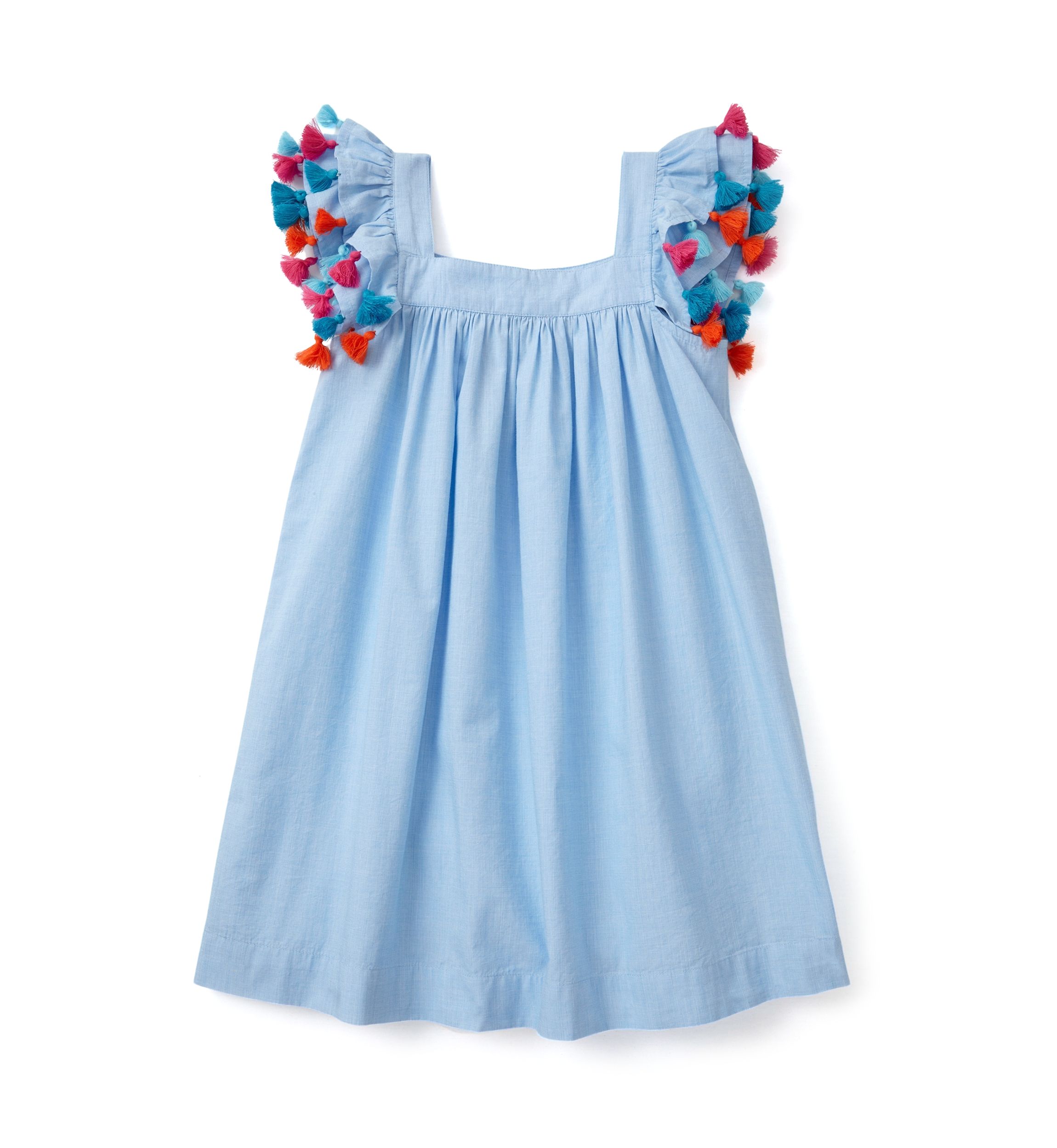 Girls 4-6x Tassel Swing Dress