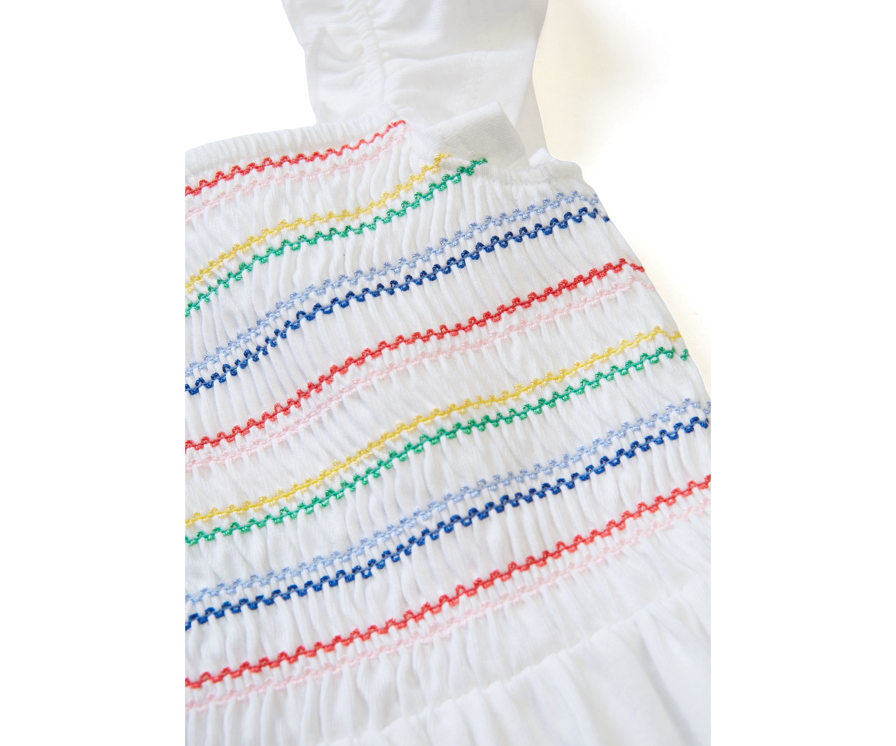 Girls 4-6x Smocked Knit Flutter Tank Top