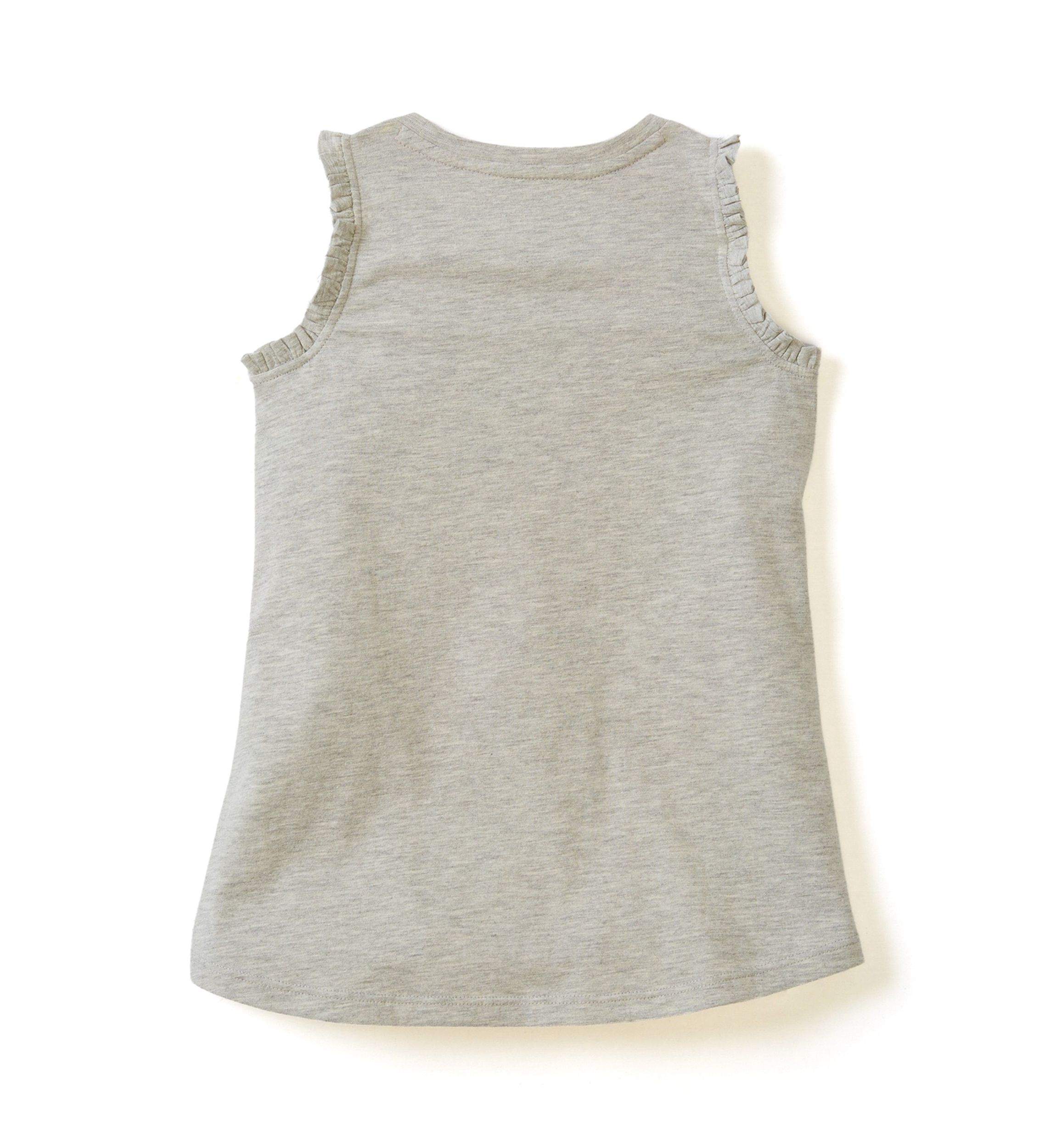 Girls 4-6x Ruffle Trim Graphic Tank Top