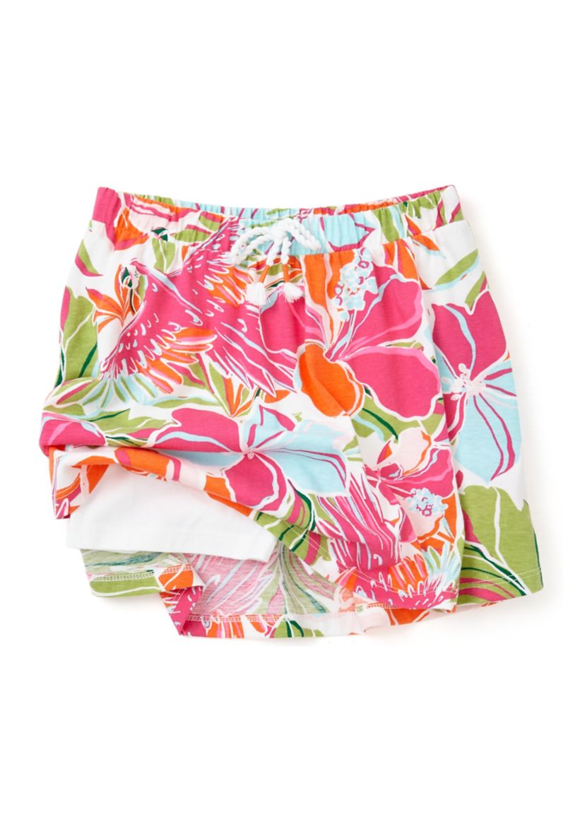 Girls 4-6x Printed Knit Skort 