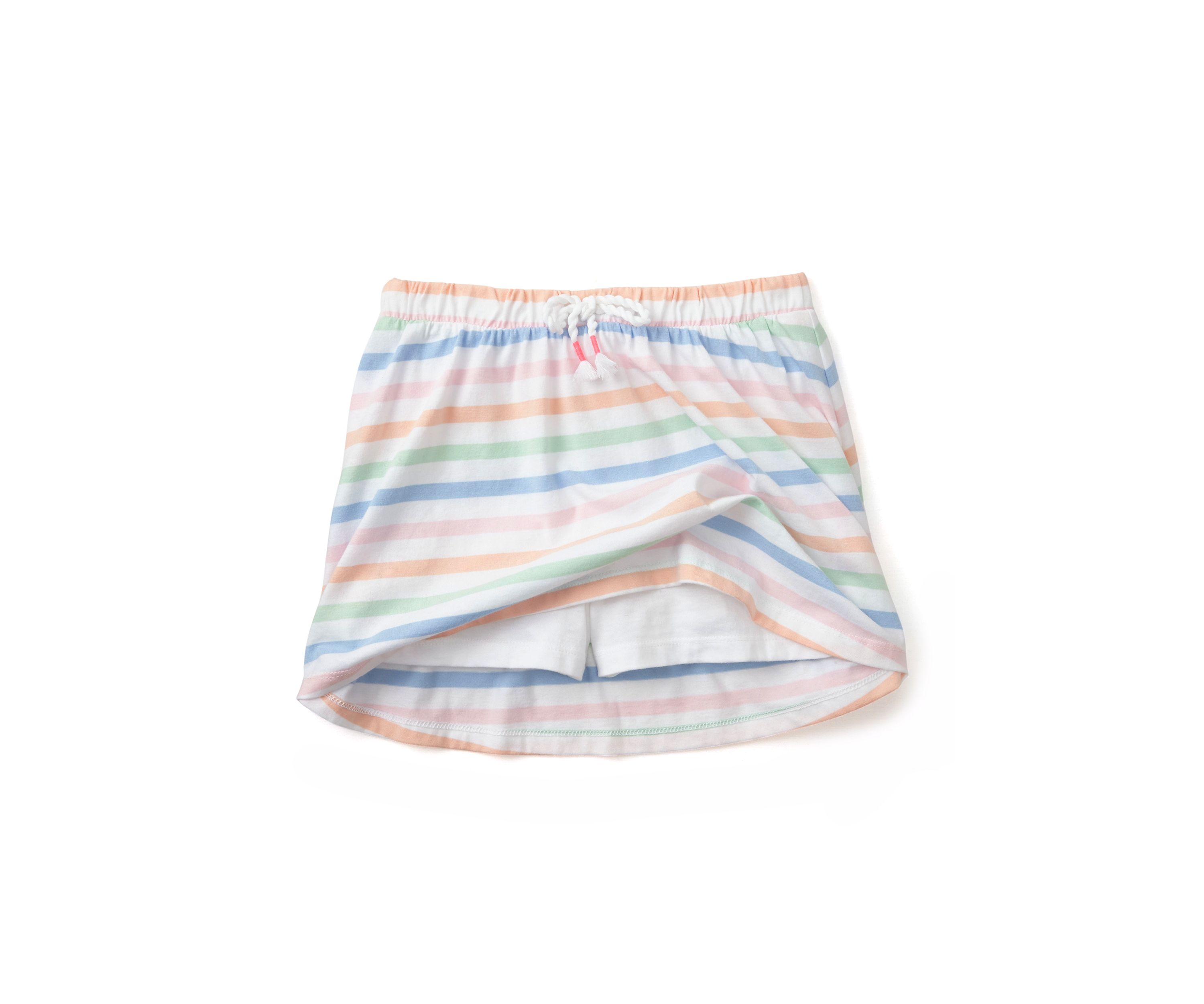 Girls 4-6x Yarn Dyed Stripe Knit Short 