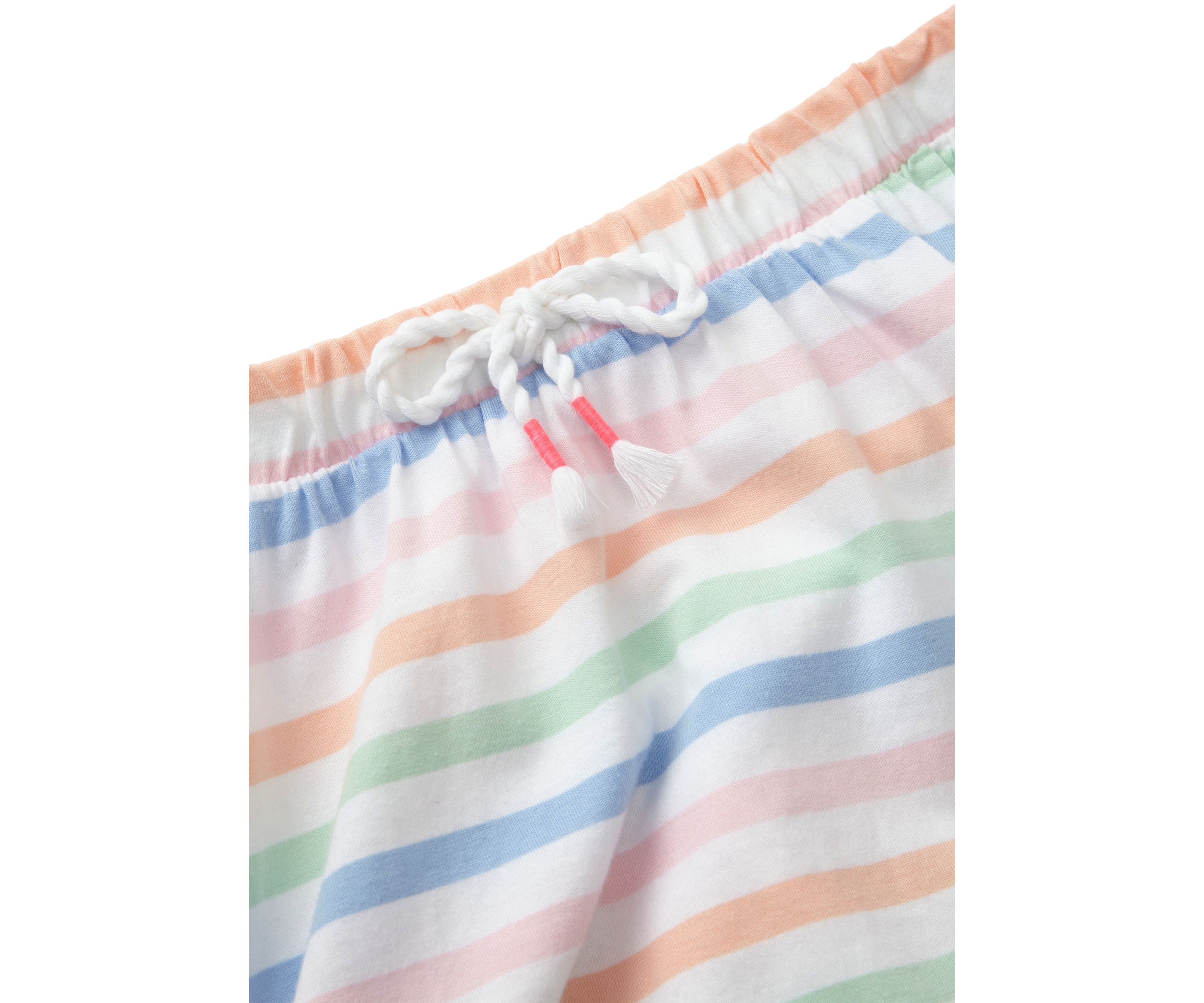 Girls 4-6x Yarn Dyed Stripe Knit Short 
