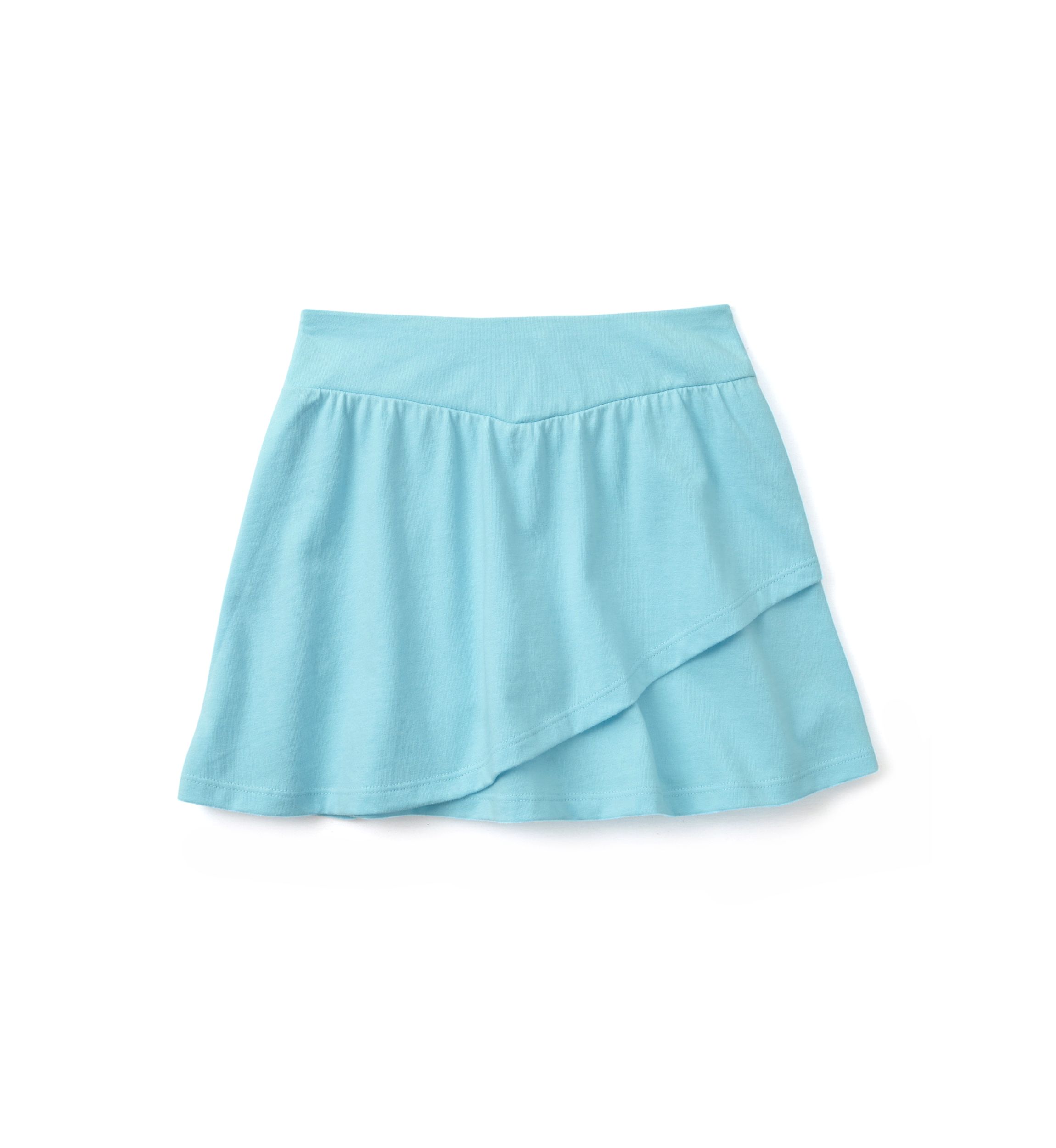 Girls 4-6x Solid Flutter Knit Skirt