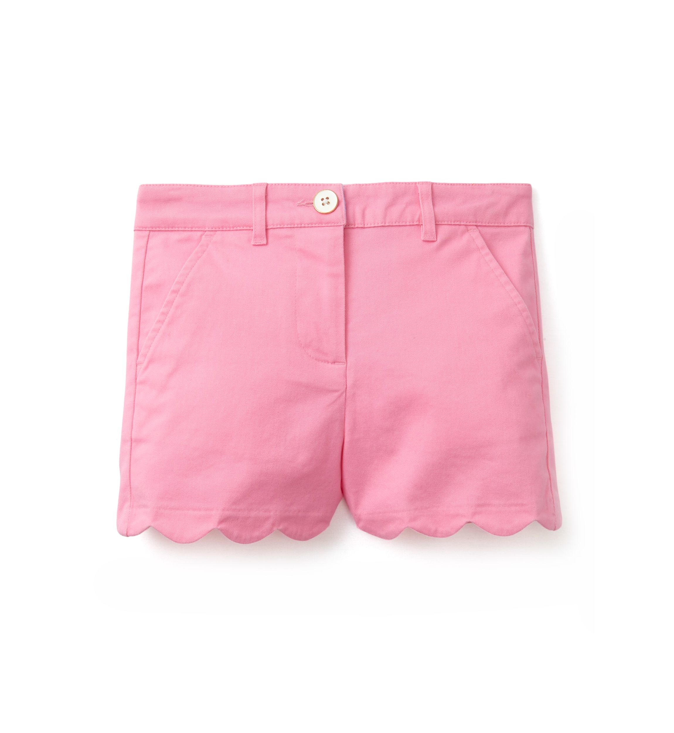 Girls 4-6x Scallop Twill Shorts