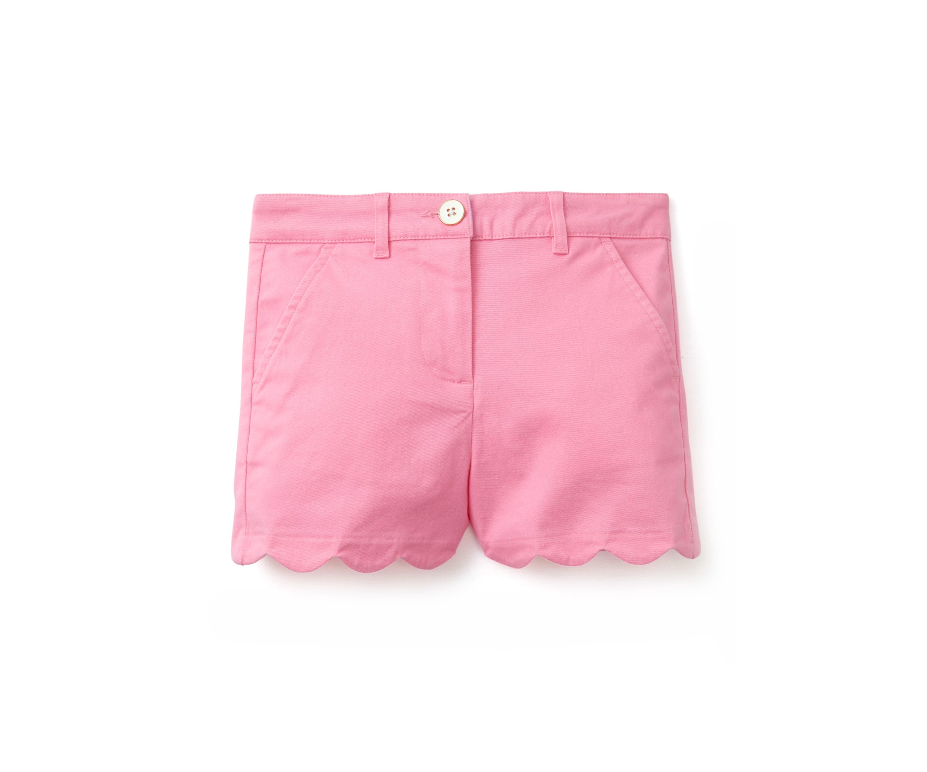 Girls 4-6x Scallop Twill Shorts