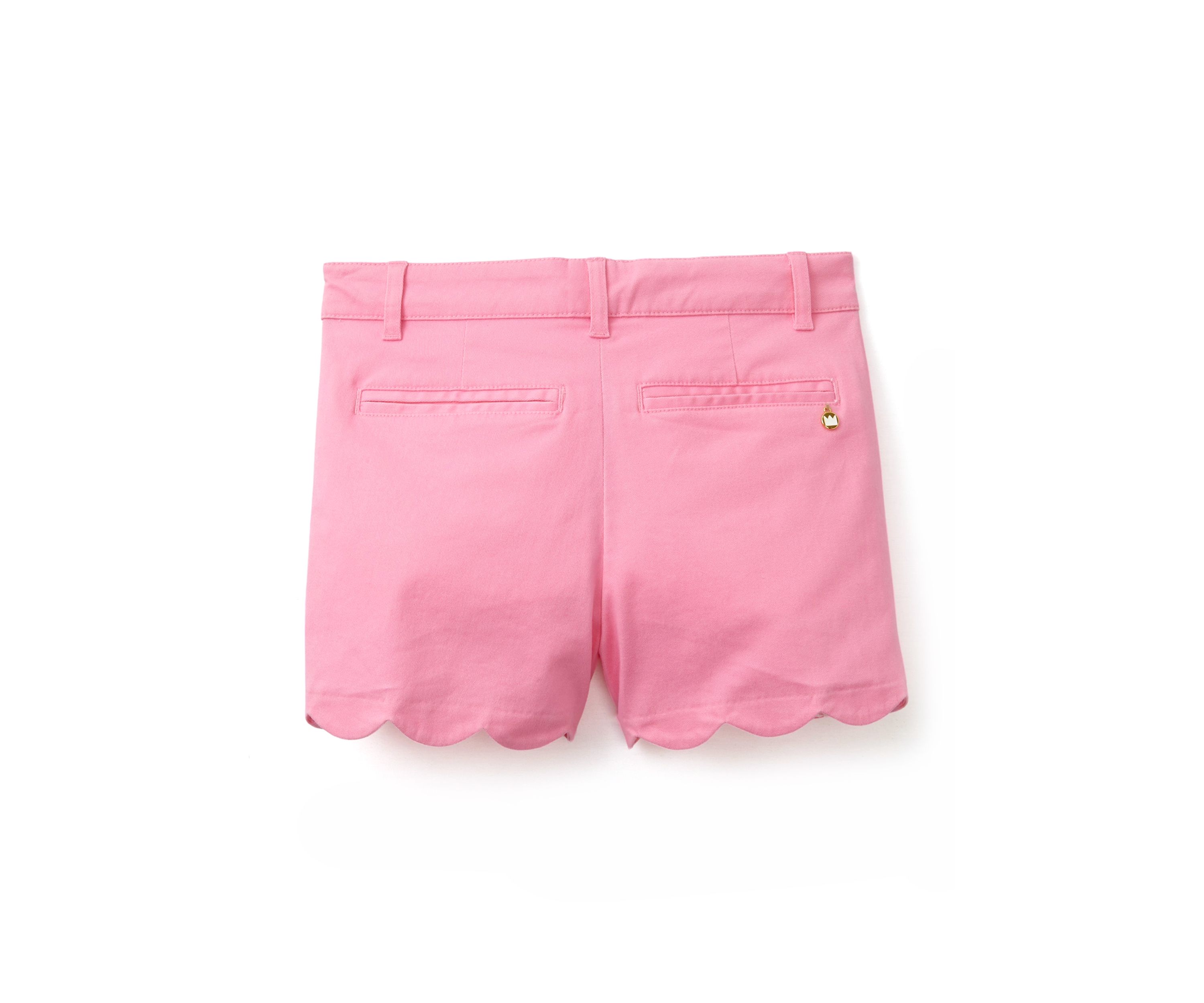 Girls 4-6x Scallop Twill Shorts