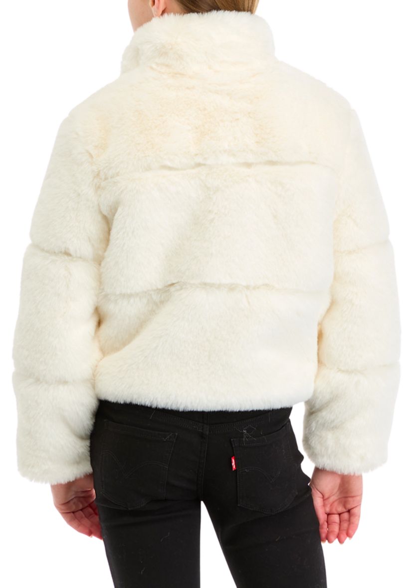 Girls 7-16 Fur Jacket