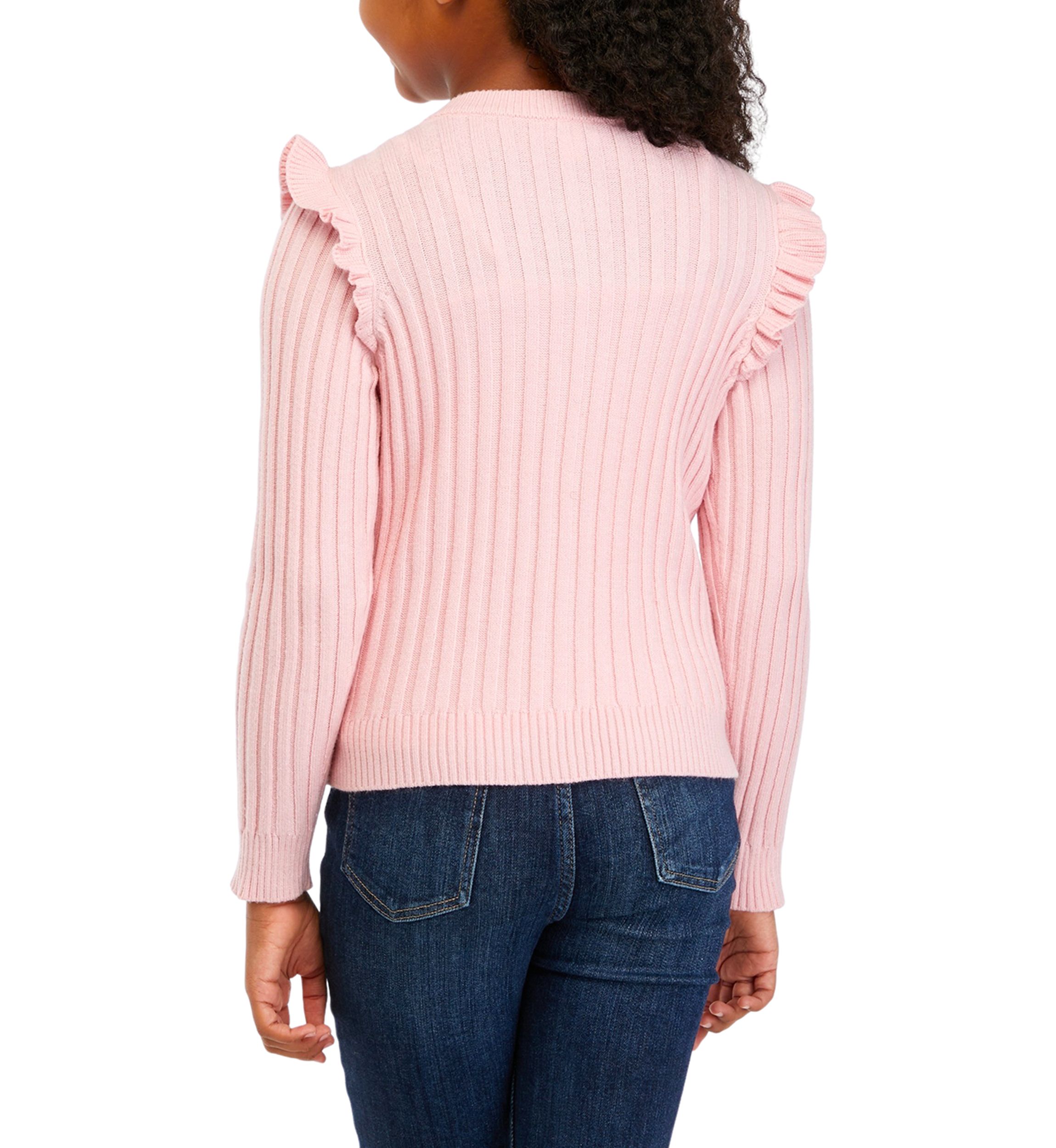 Girls 7-16 Sweater Knit Cardigan